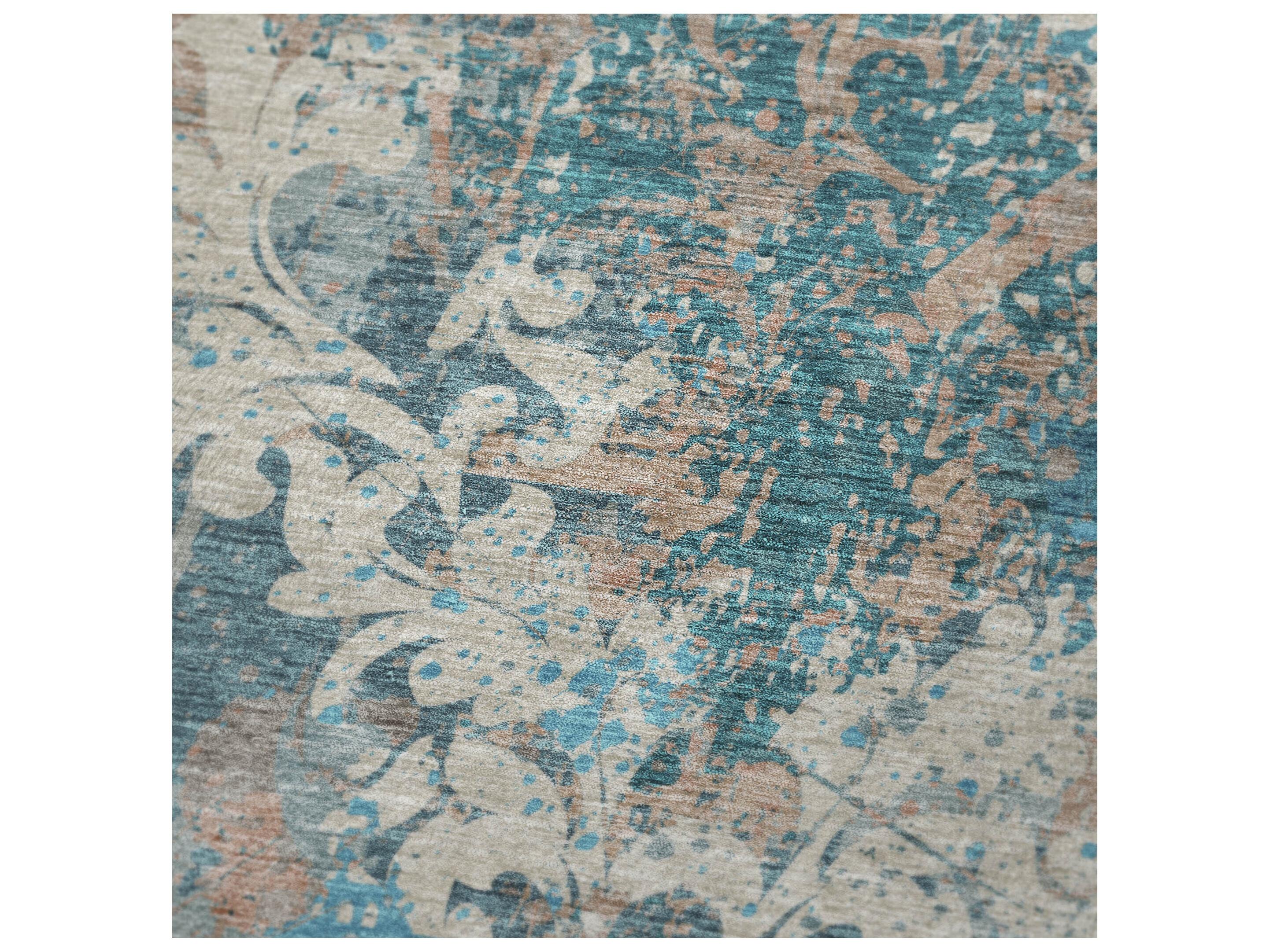 Dalyn Sherpa Teal Polyester Throw