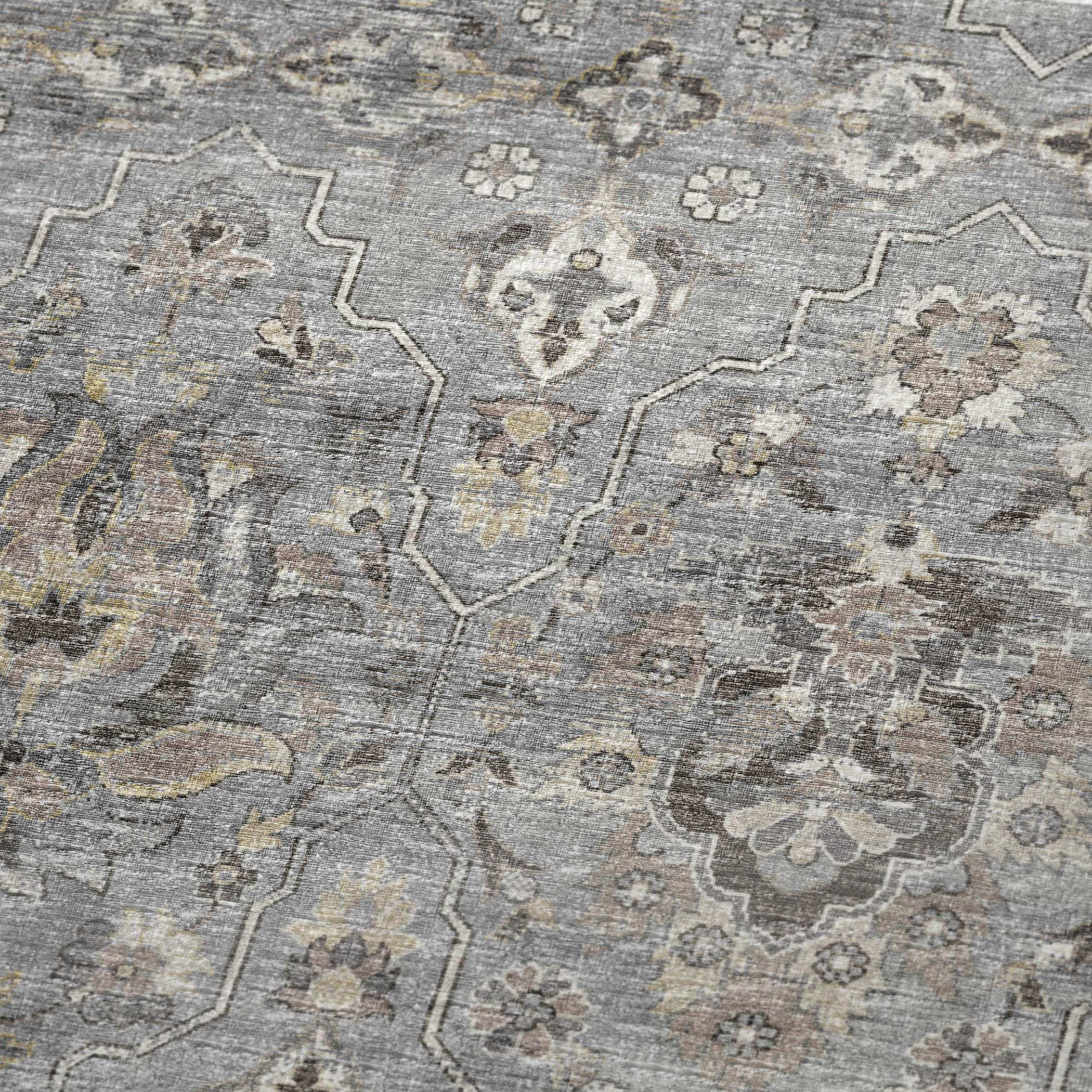 Dalyn Sherpa Gray Polyester Throw