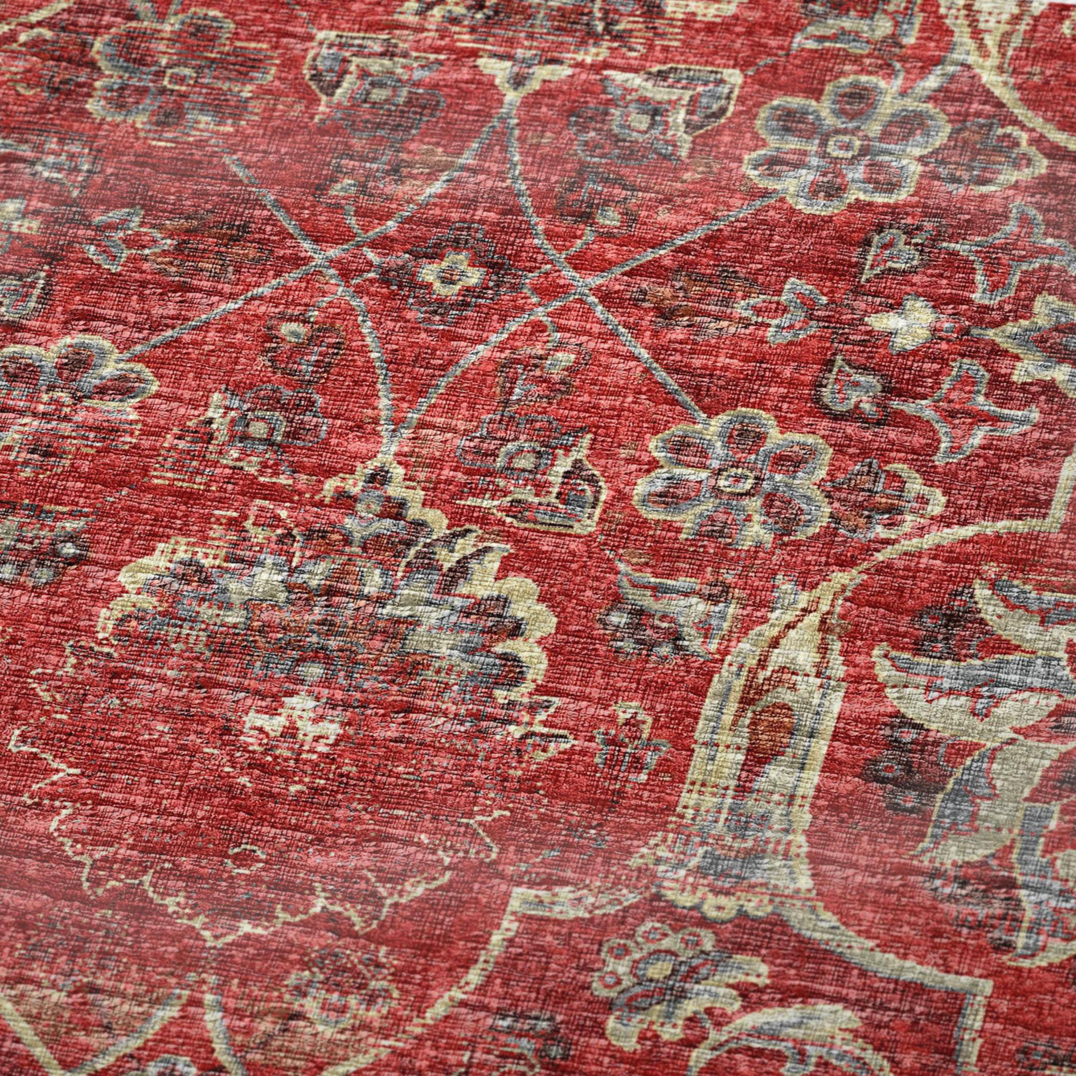 Dalyn Sherpa Red Polyester Throw