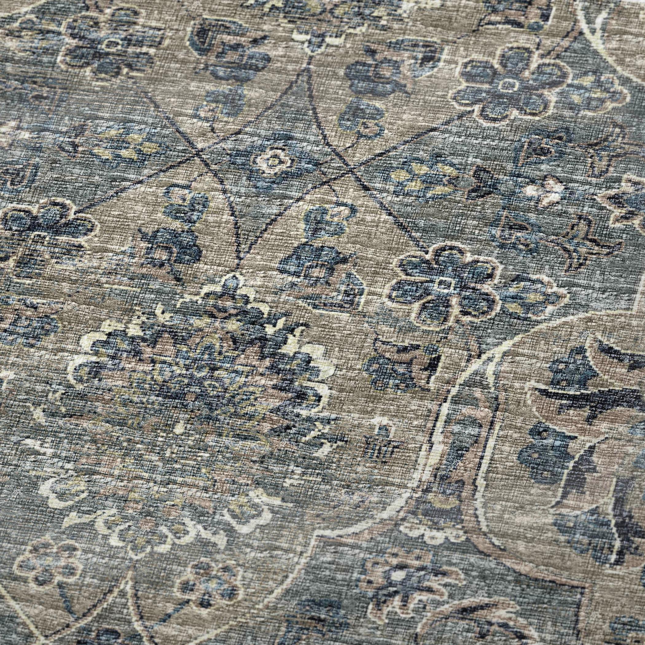 Dalyn Sherpa Blue Polyester Throw