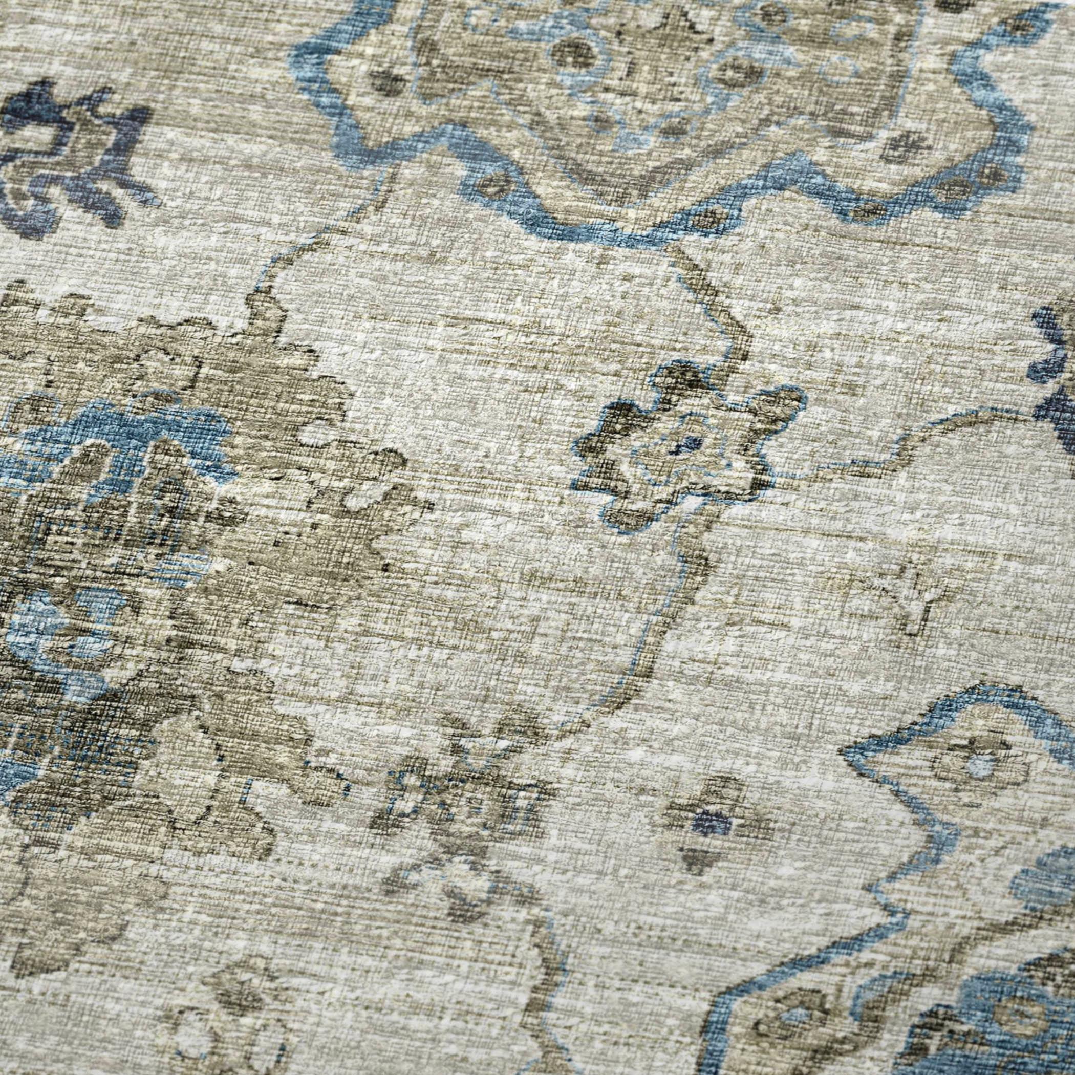 Dalyn Sherpa Blue Polyester Throw