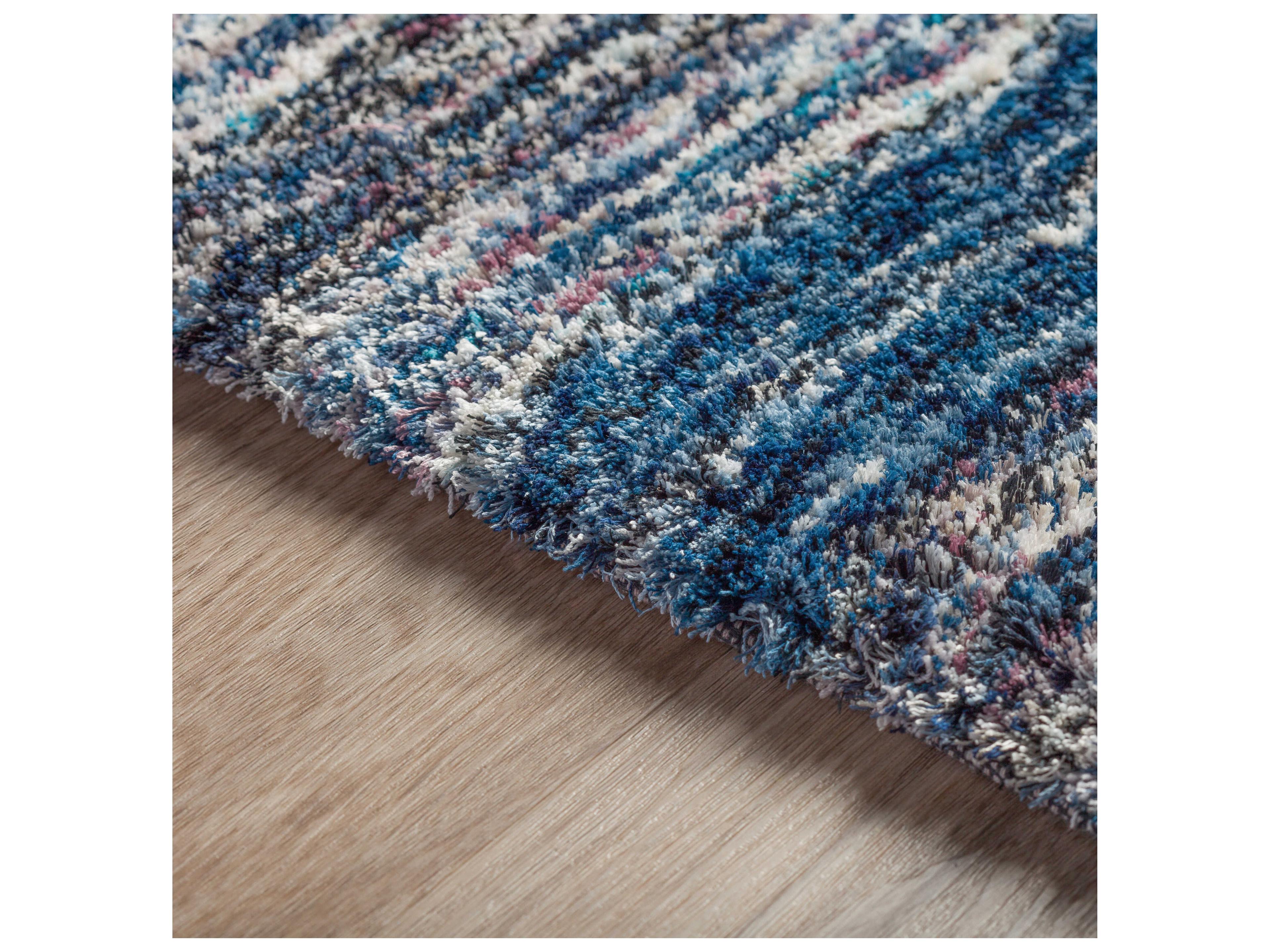 Dalyn Sanibel Shag Striped Runner Area Rug