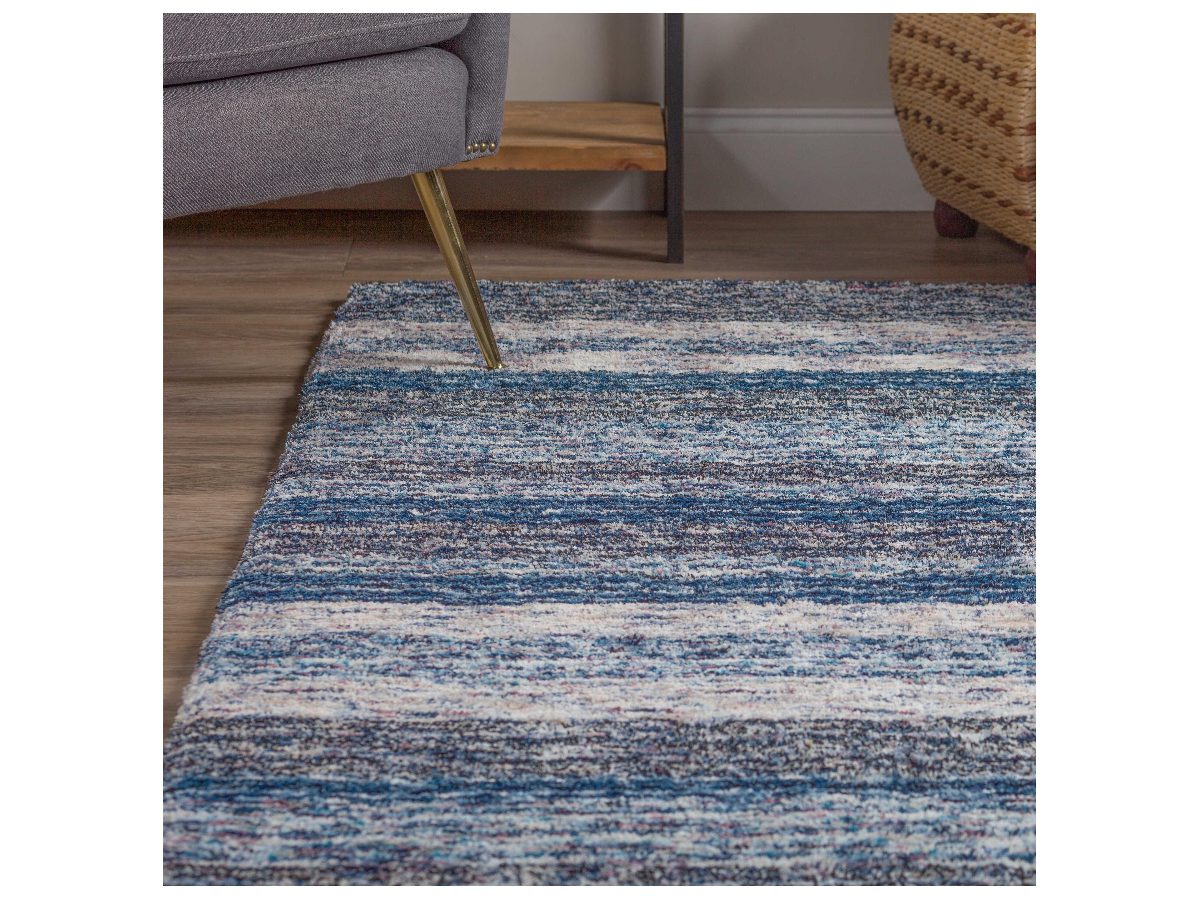 Dalyn Sanibel Shag Striped Runner Area Rug