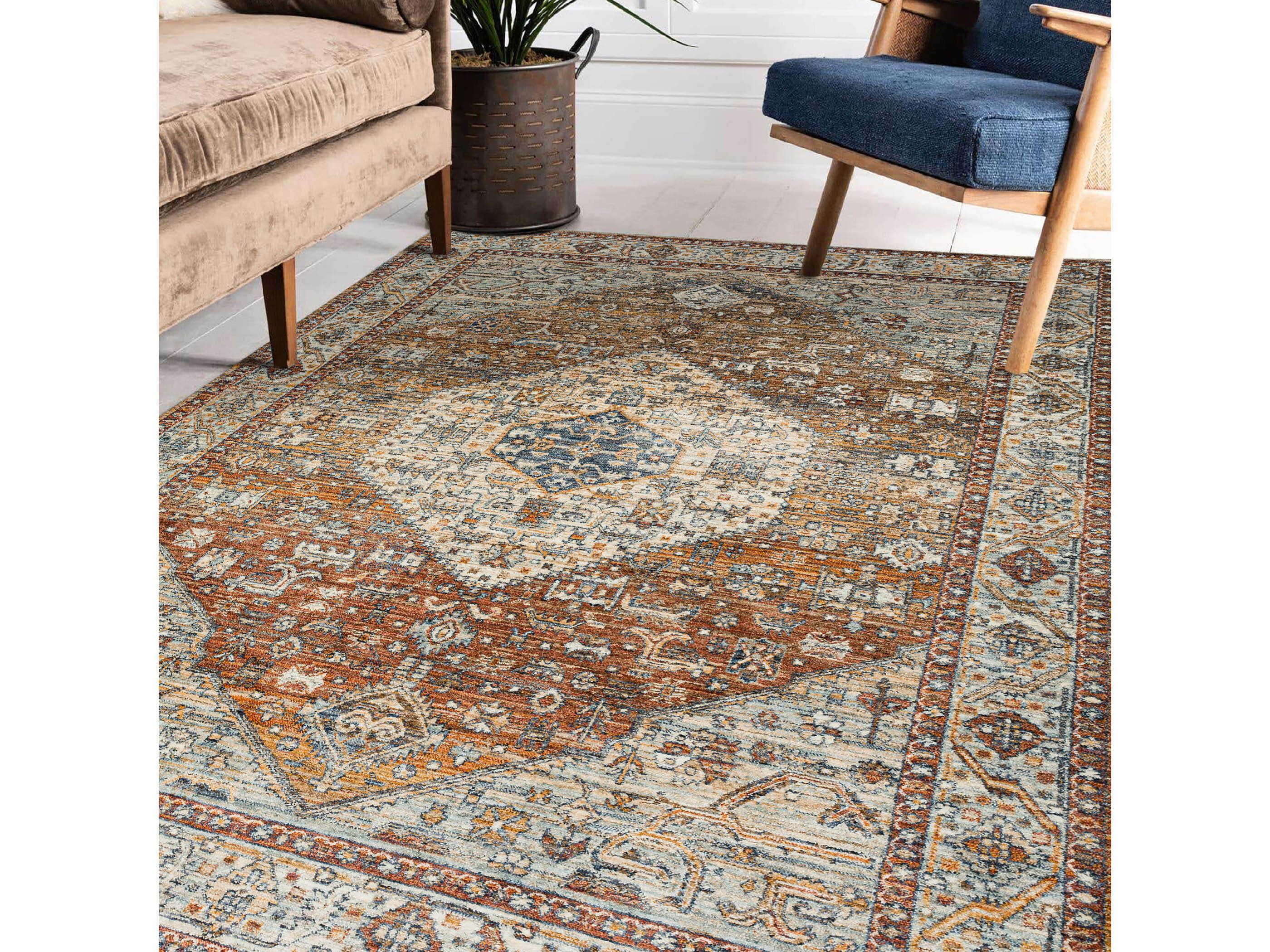 Dalyn Bergama Bordered Area Rug