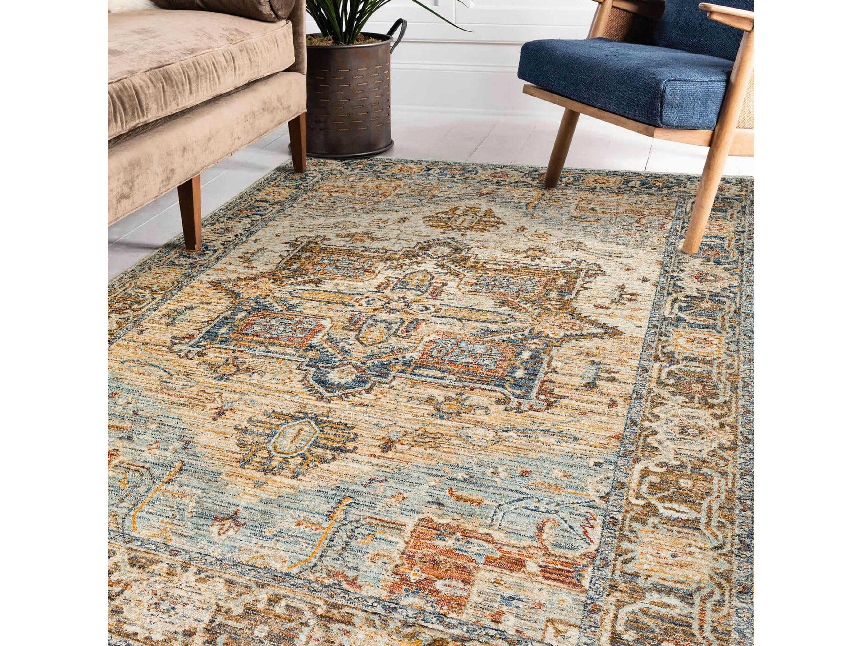 Dalyn Bergama Bordered Area Rug