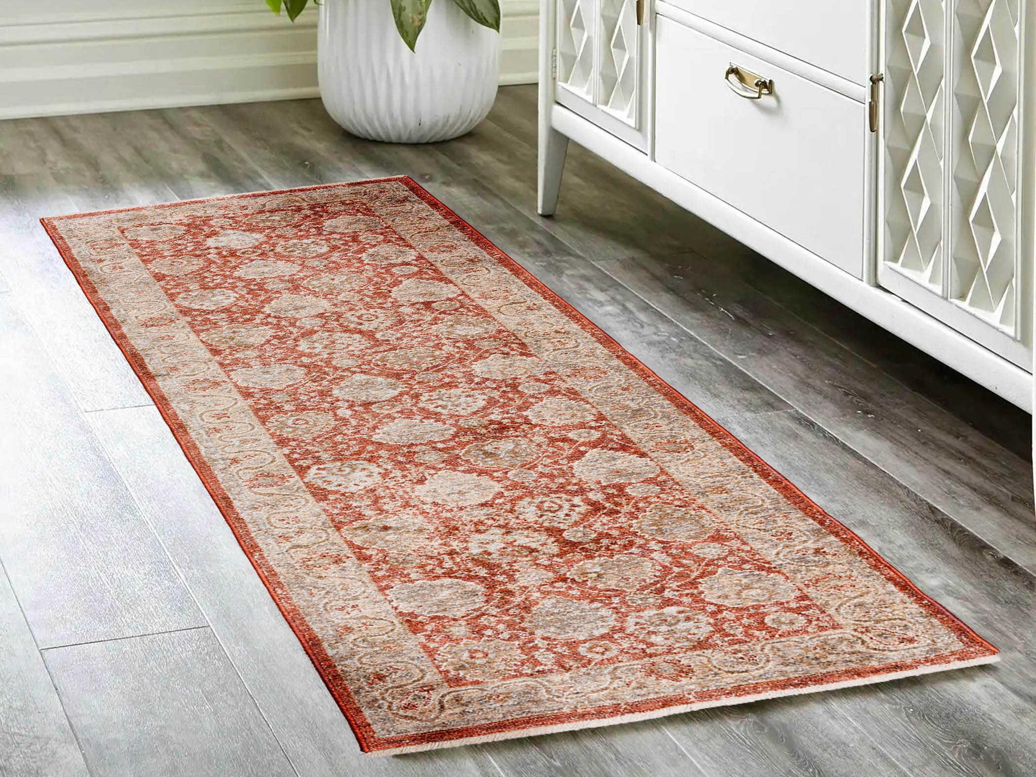 Dalyn Bergama Bordered Runner Area Rug