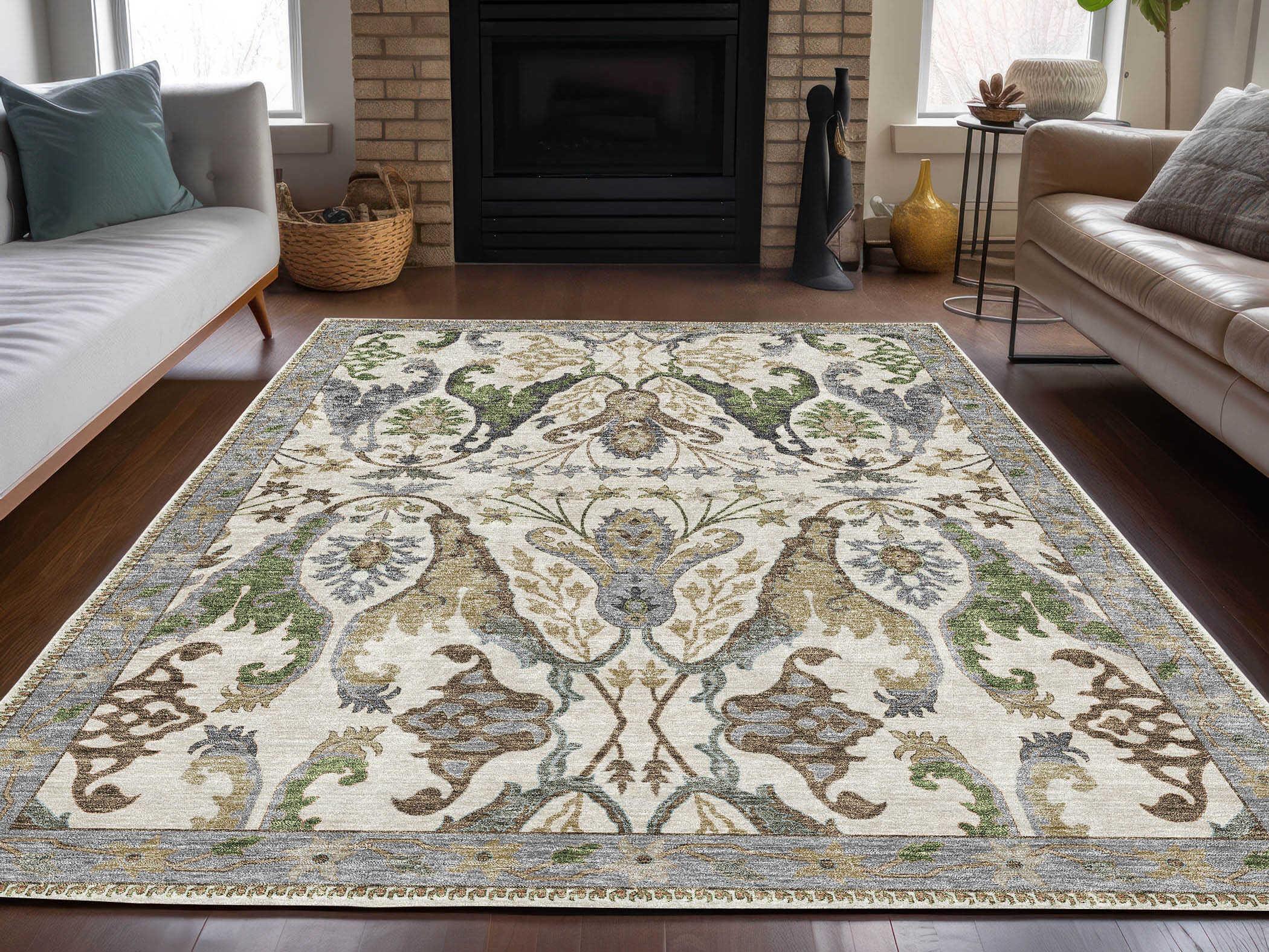 Dalyn Hatay Bordered Area Rug