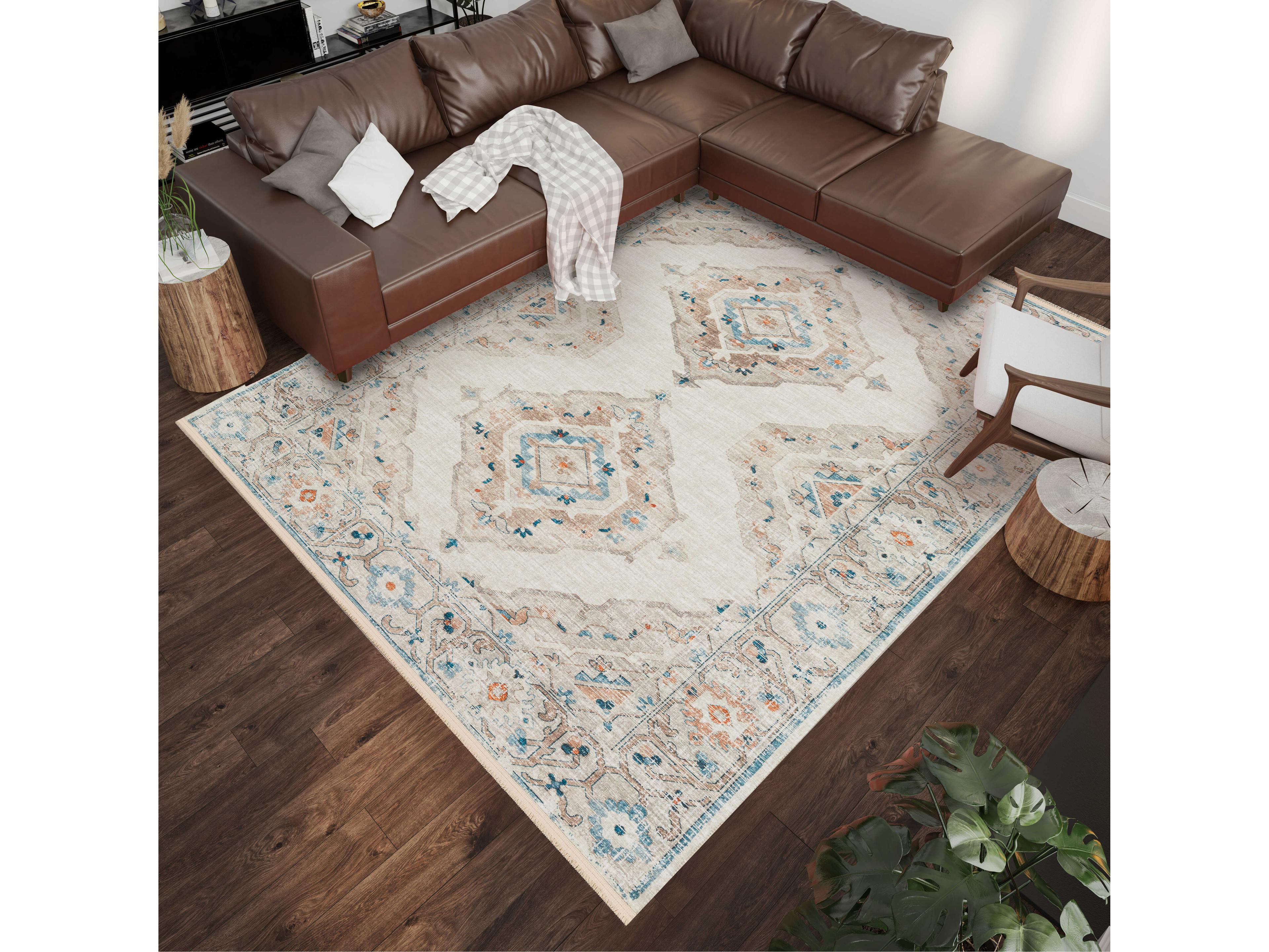 Dalyn Marbella Bordered Area Rug