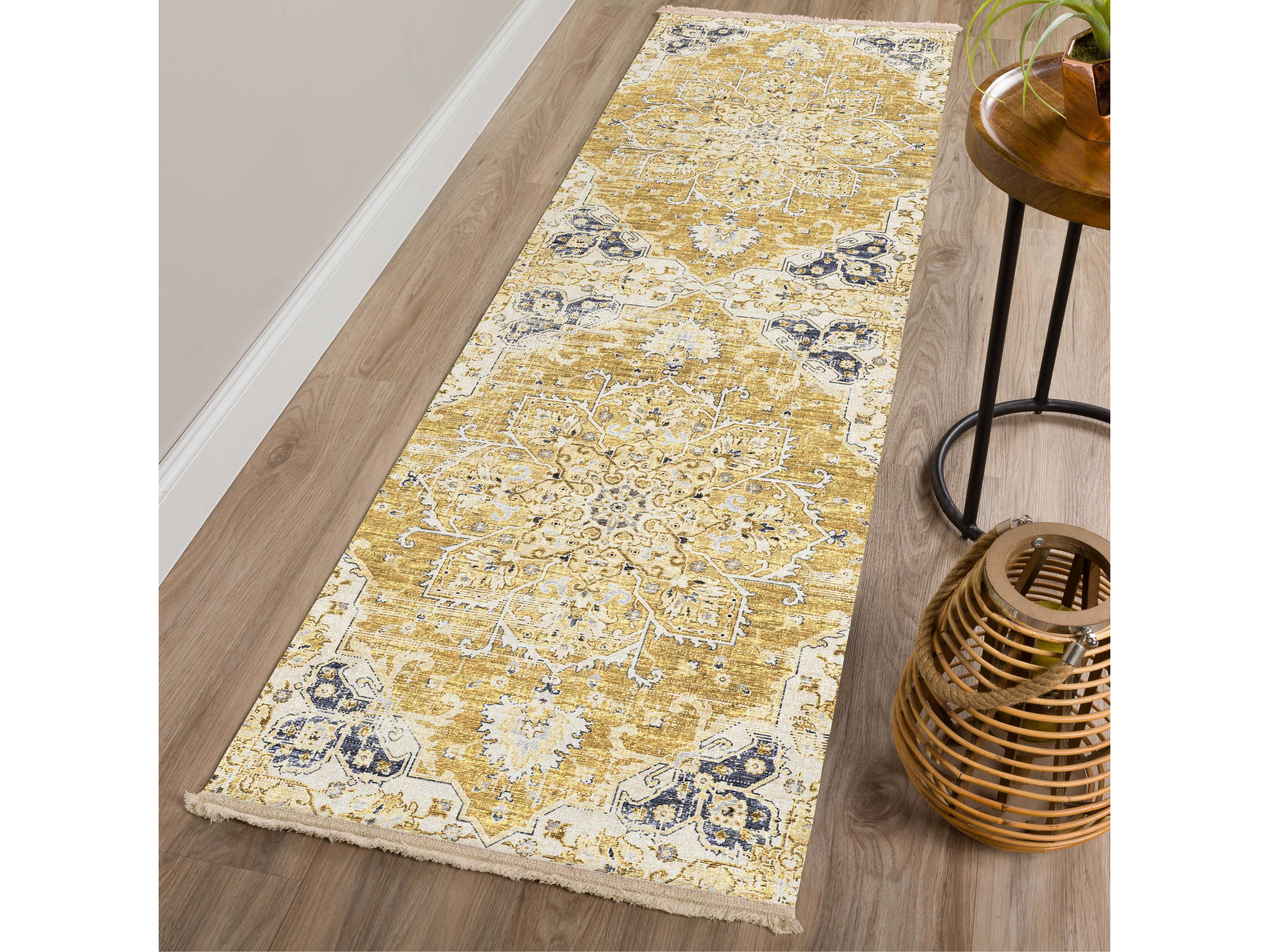 Dalyn Marbella Bordered Runner Area Rug