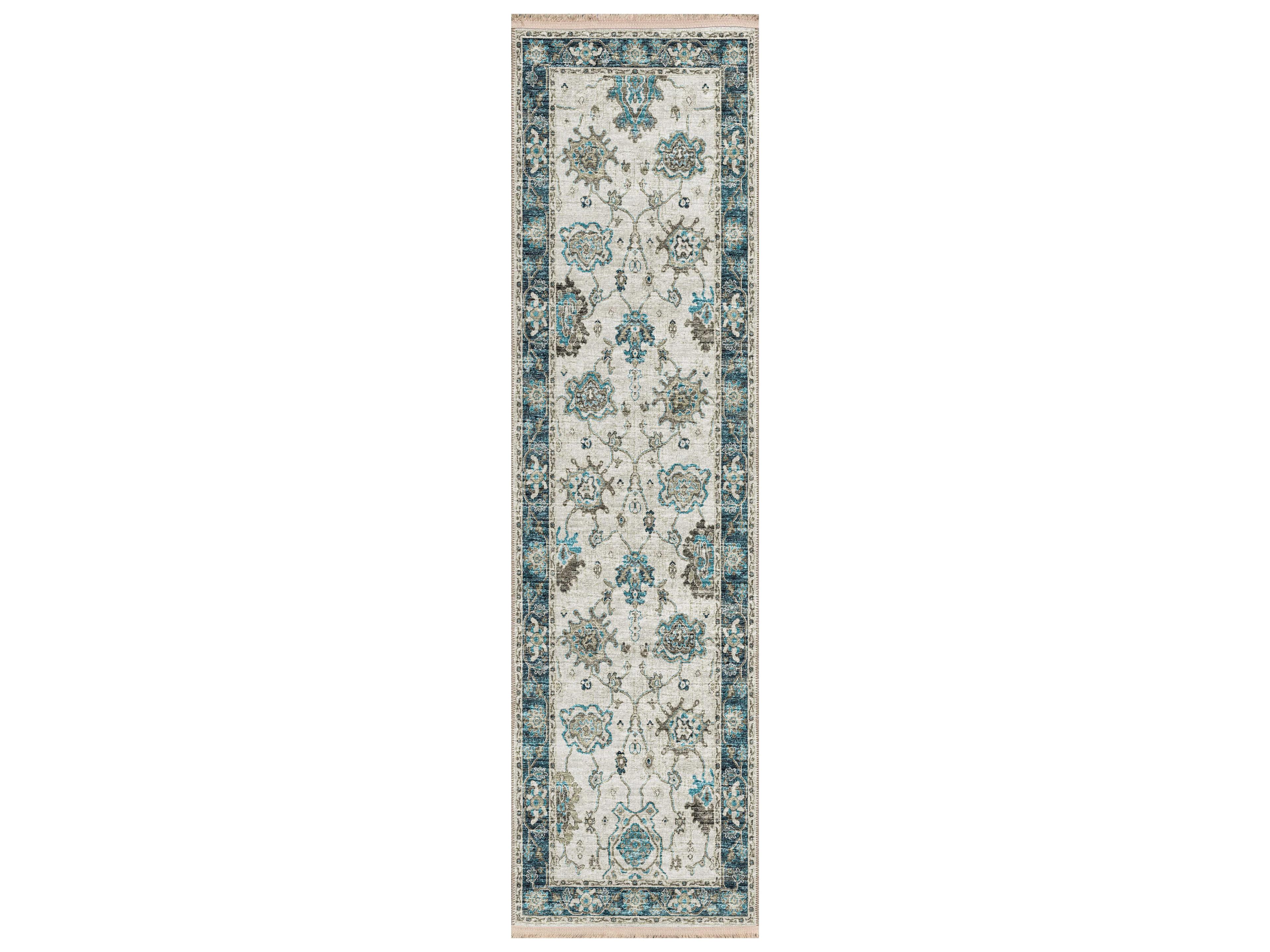 Dalyn Marbella Bordered Runner Area Rug