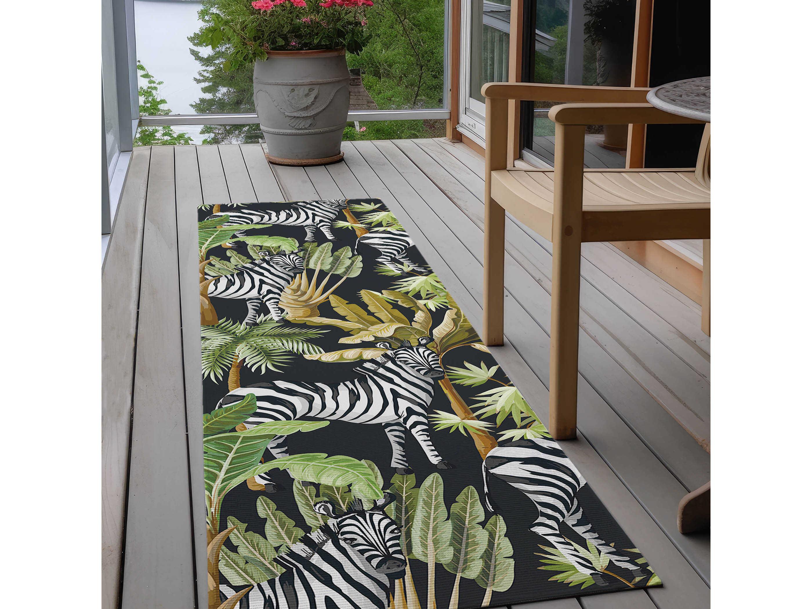 Dalyn Tropics Graphic Runner Area Rug
