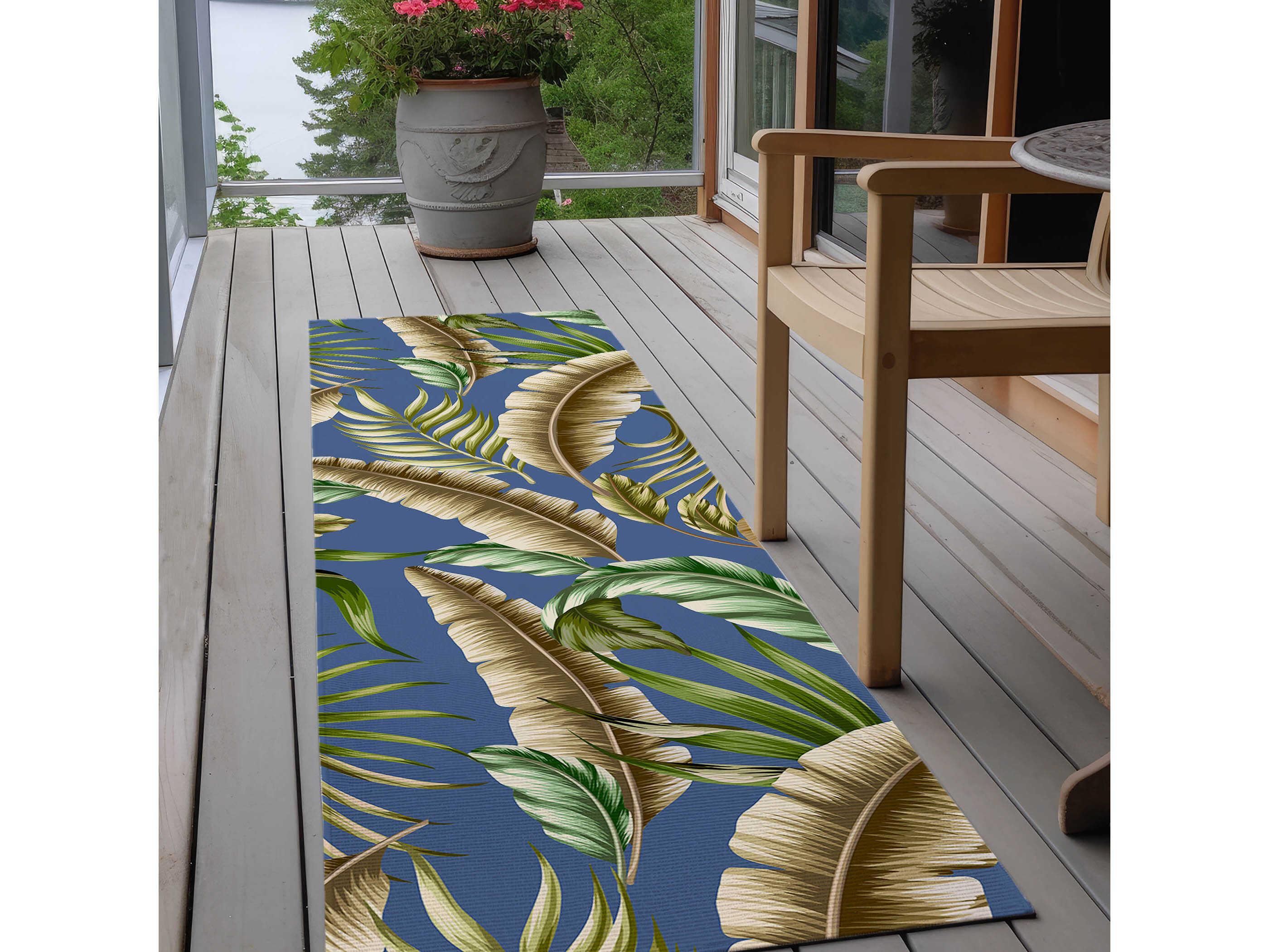 Dalyn Tropics Graphic Runner Area Rug