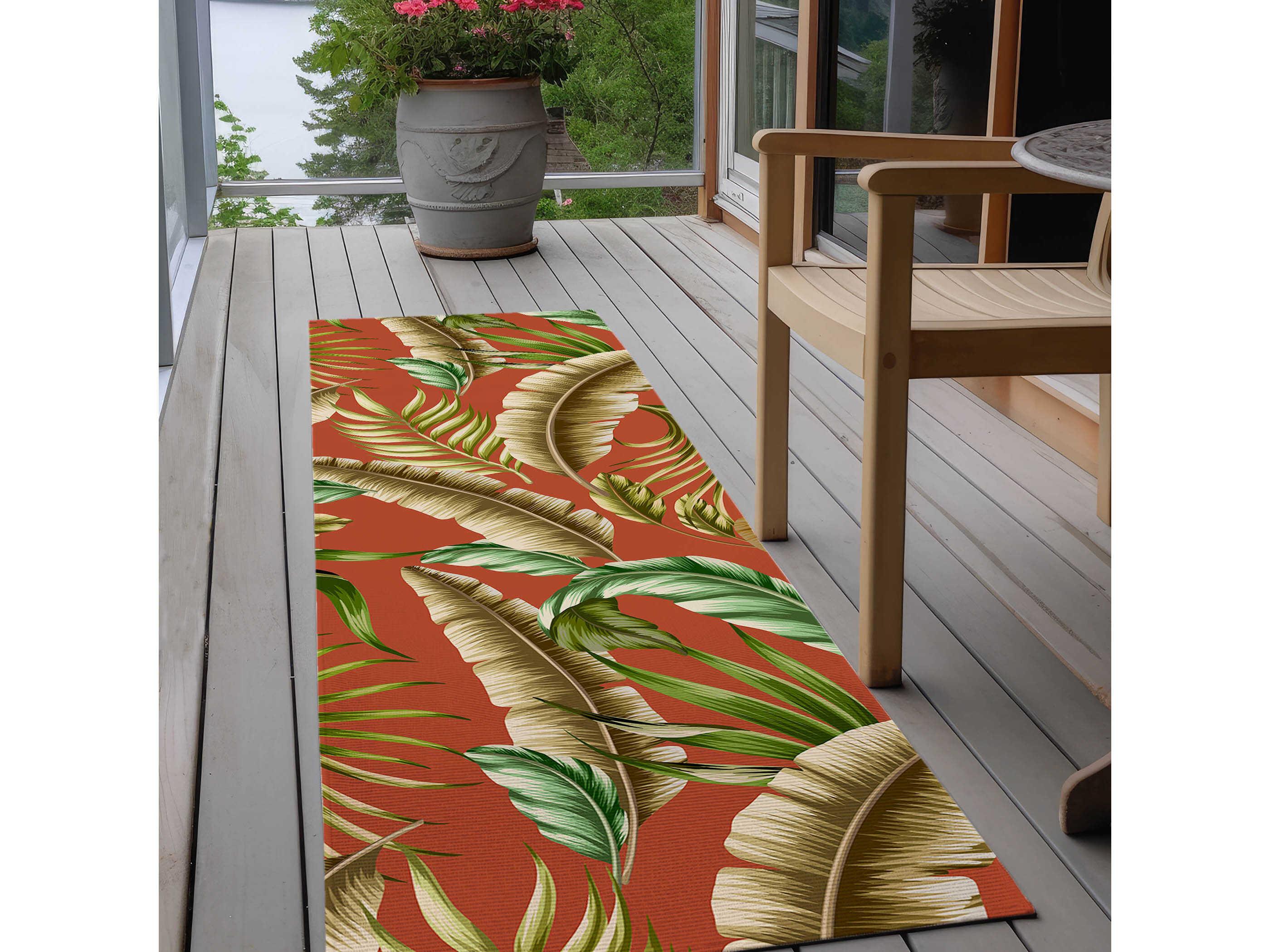 Dalyn Tropics Graphic Runner Area Rug