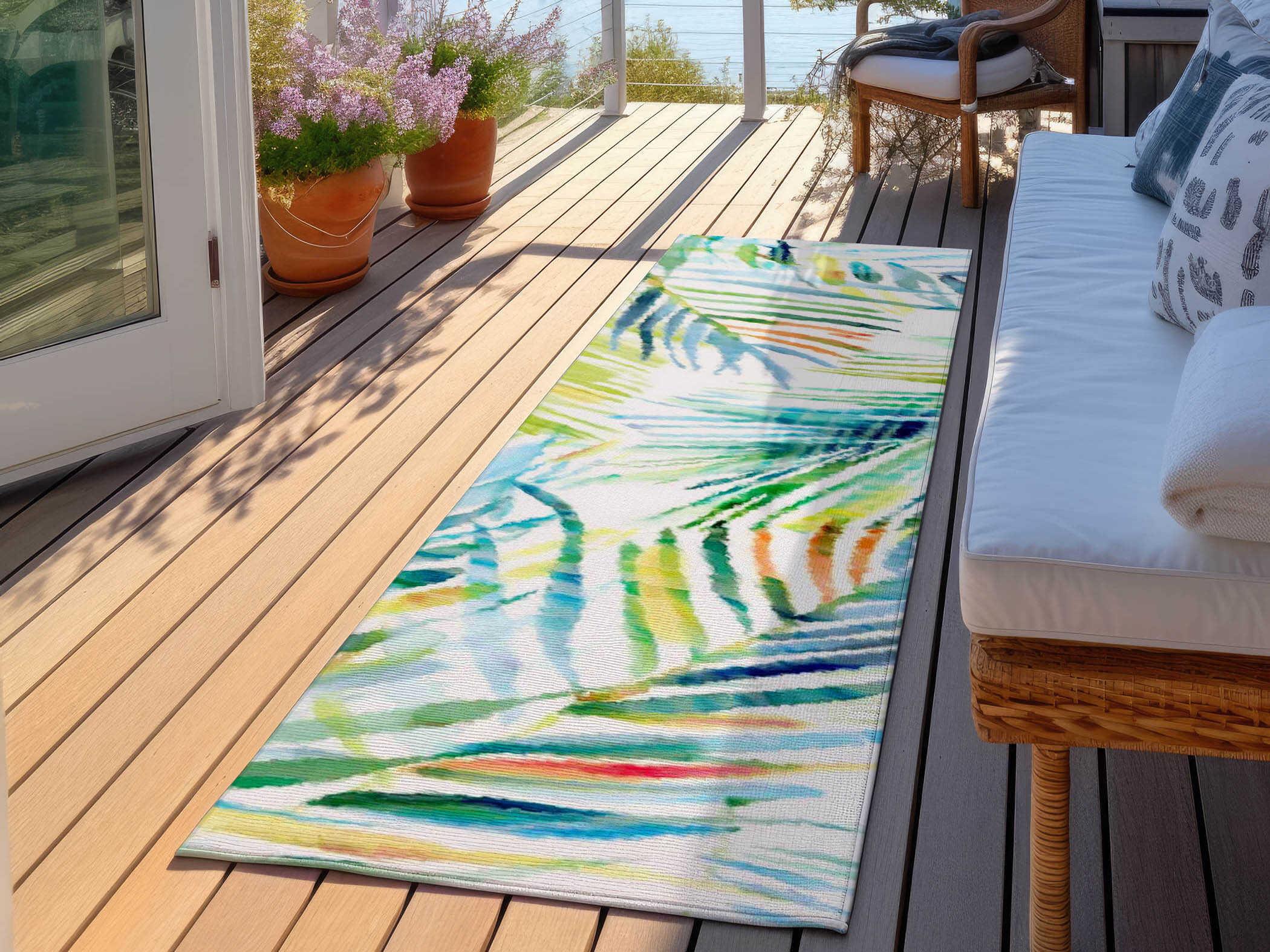 Dalyn Tropics Graphic Runner Area Rug