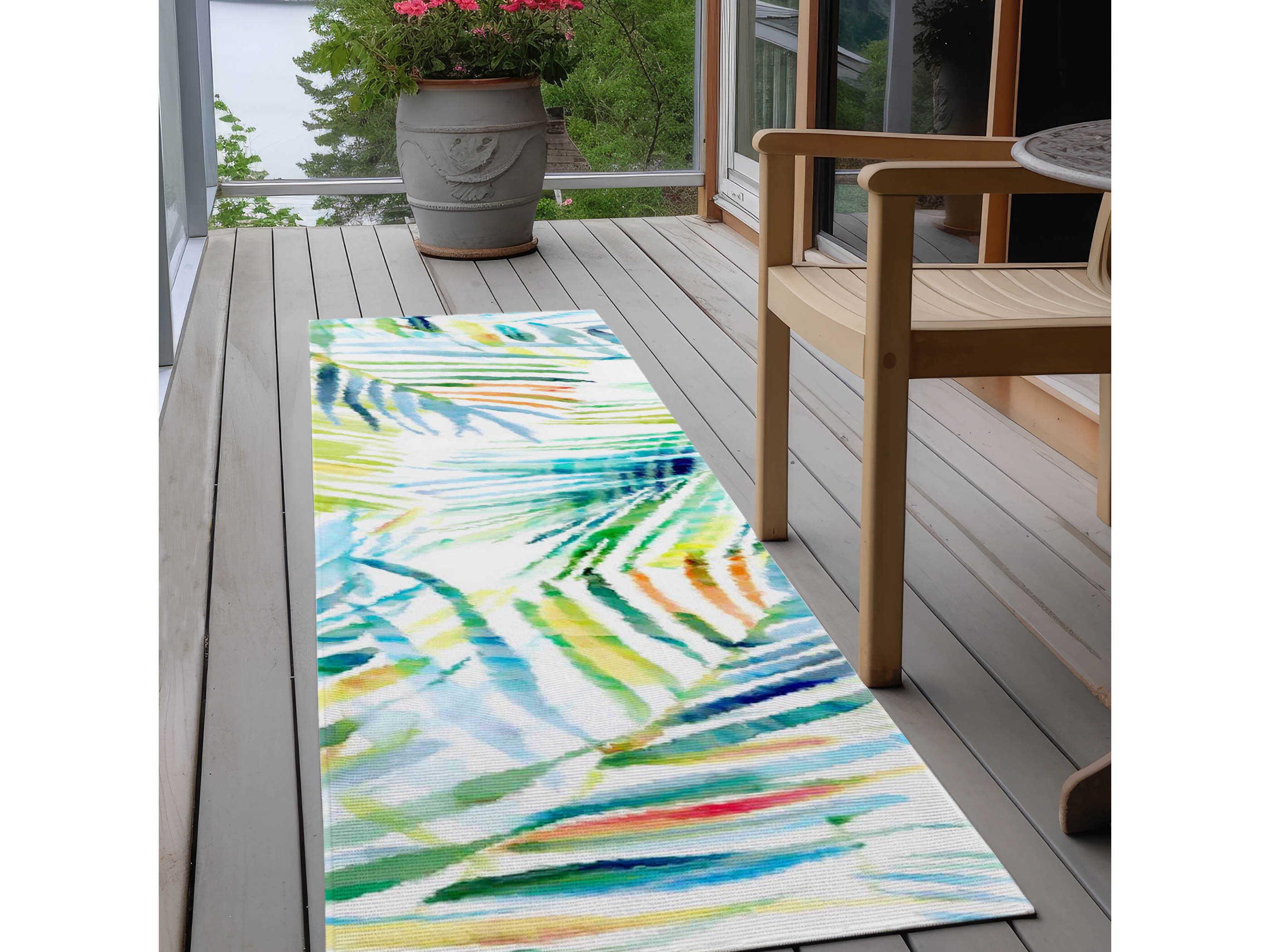 Dalyn Tropics Graphic Runner Area Rug