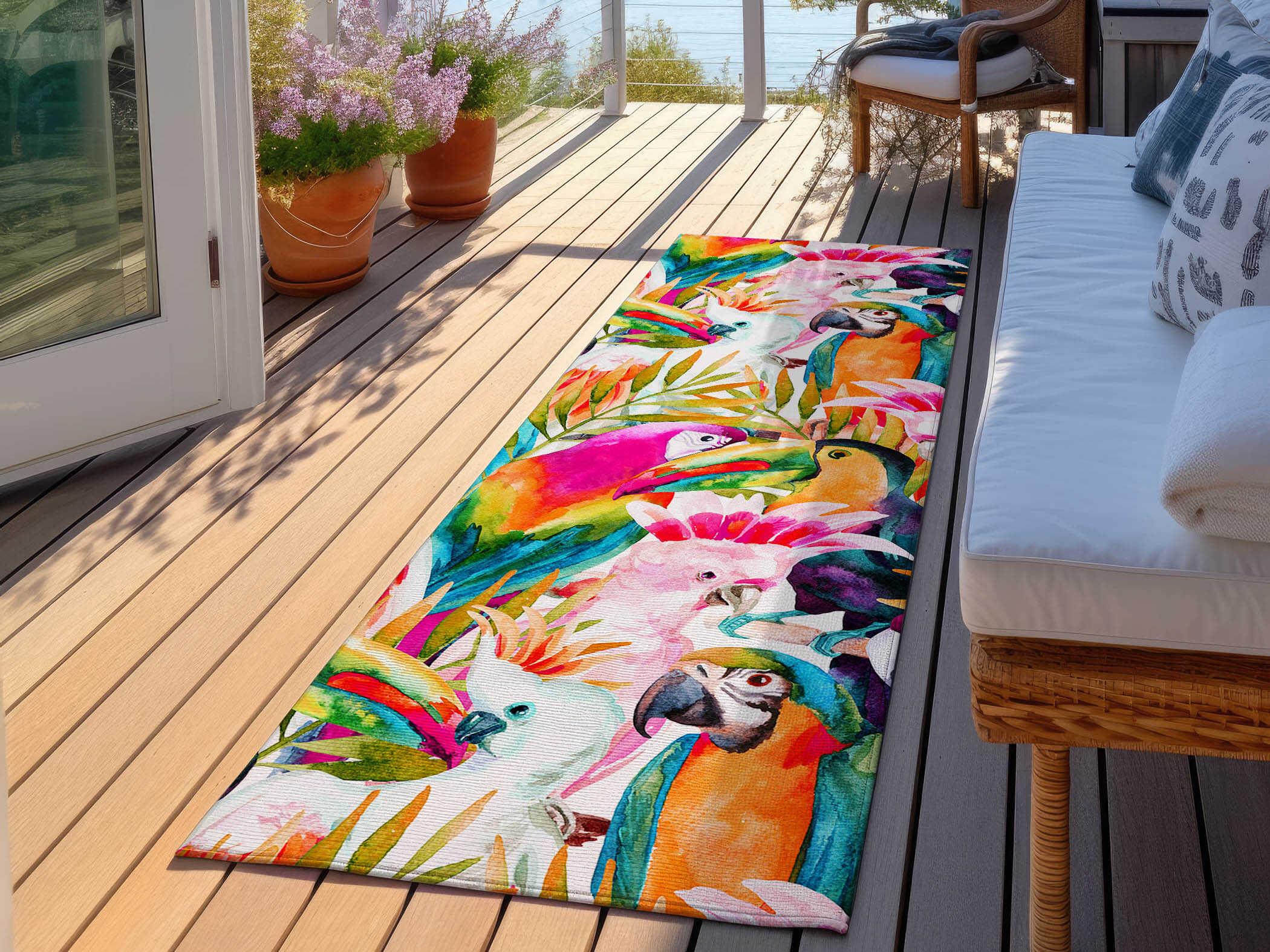 Dalyn Tropics Graphic Runner Area Rug