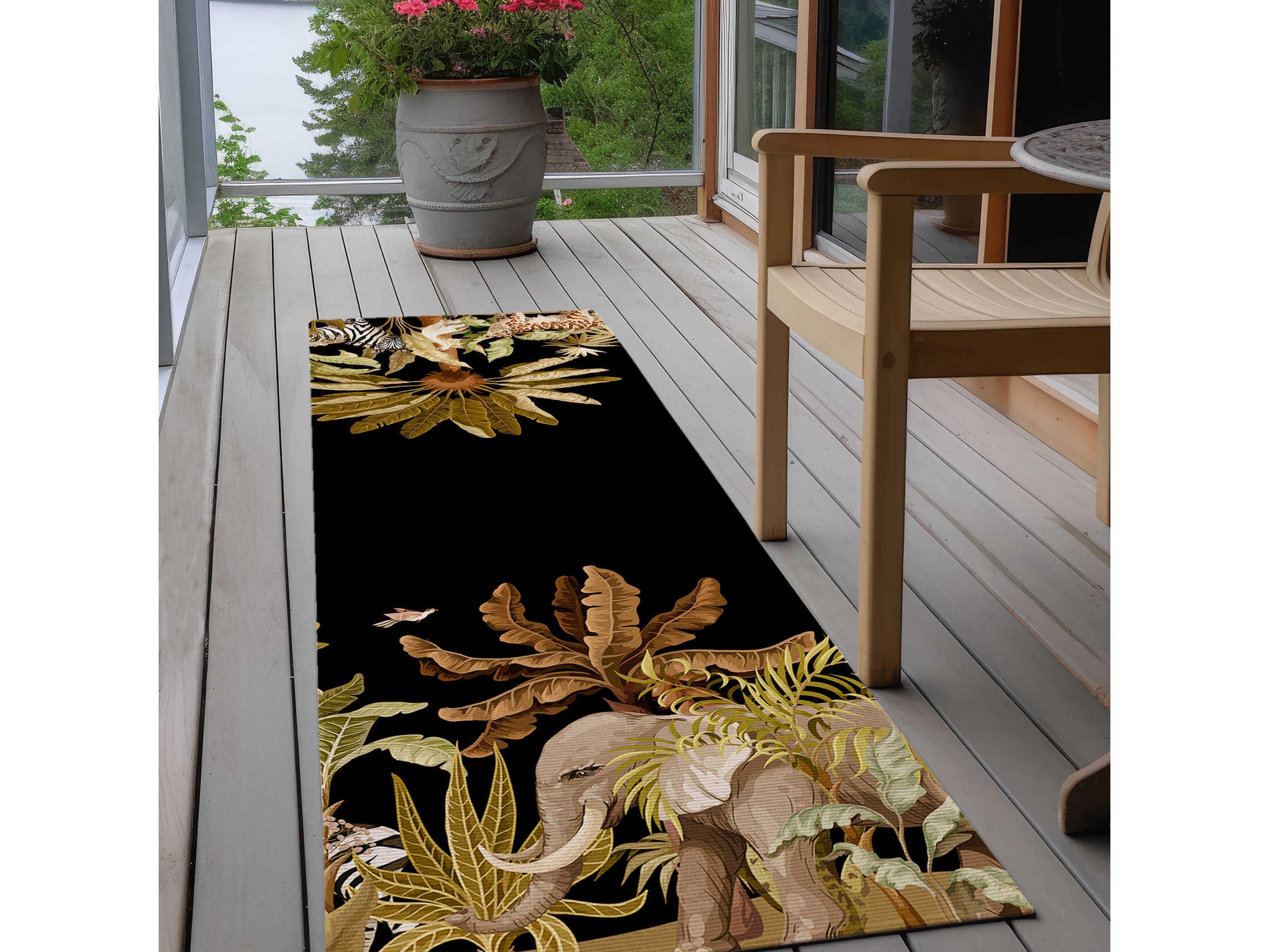 Dalyn Tropics Graphic Runner Area Rug