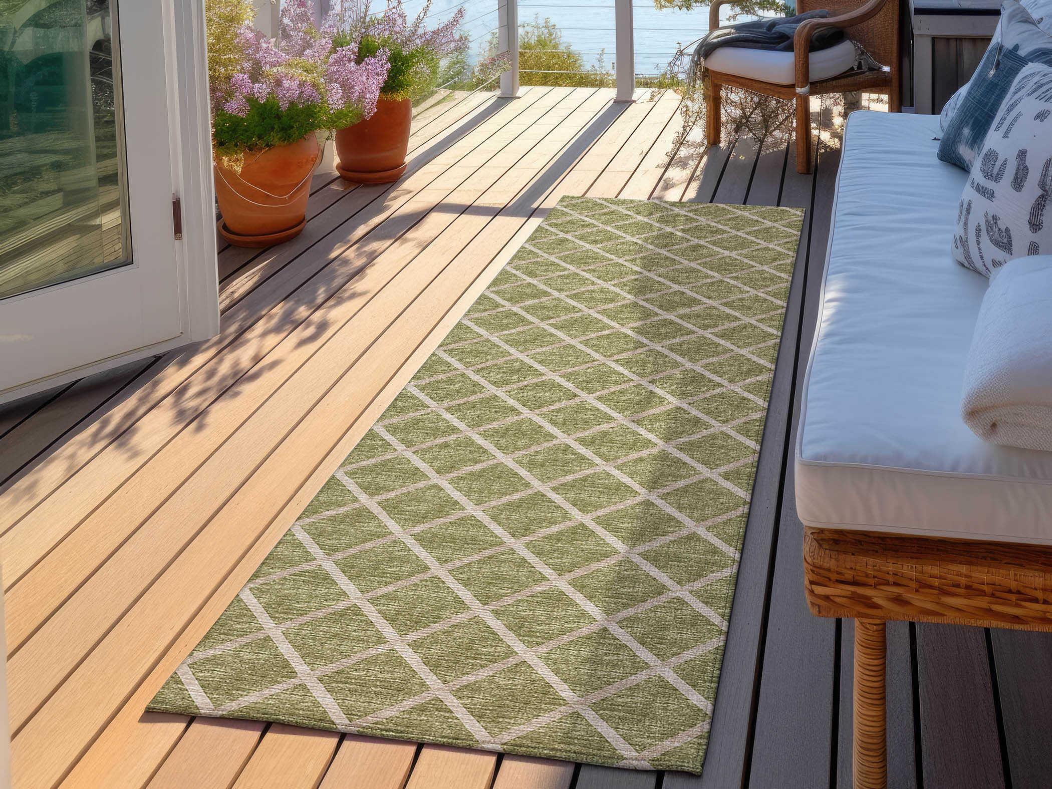 Dalyn York Geometric Runner Area Rug