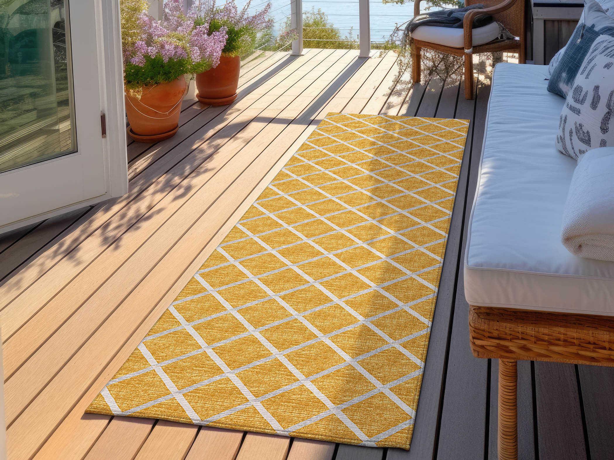 Dalyn York Geometric Runner Area Rug