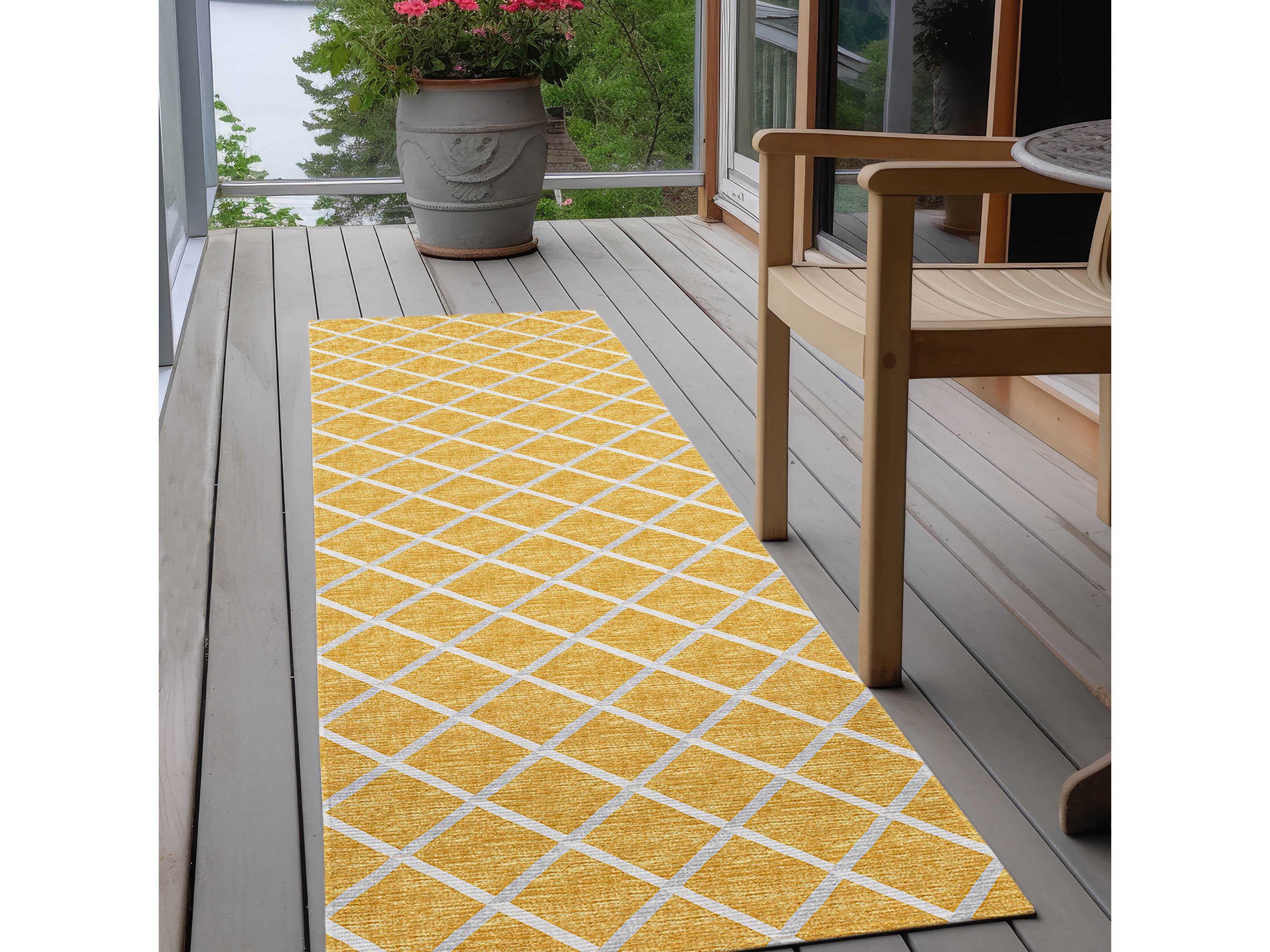 Dalyn York Geometric Runner Area Rug