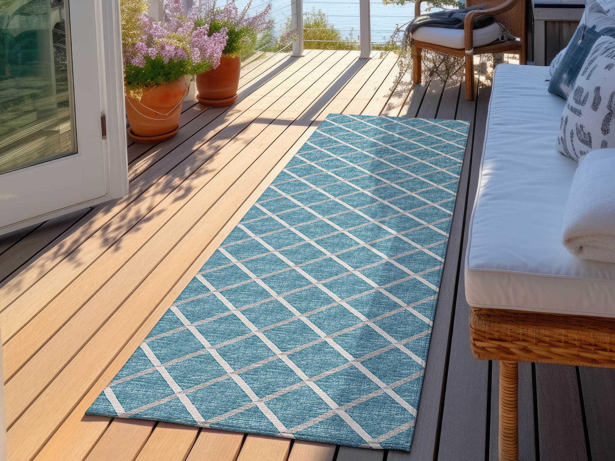 Dalyn York Geometric Runner Area Rug