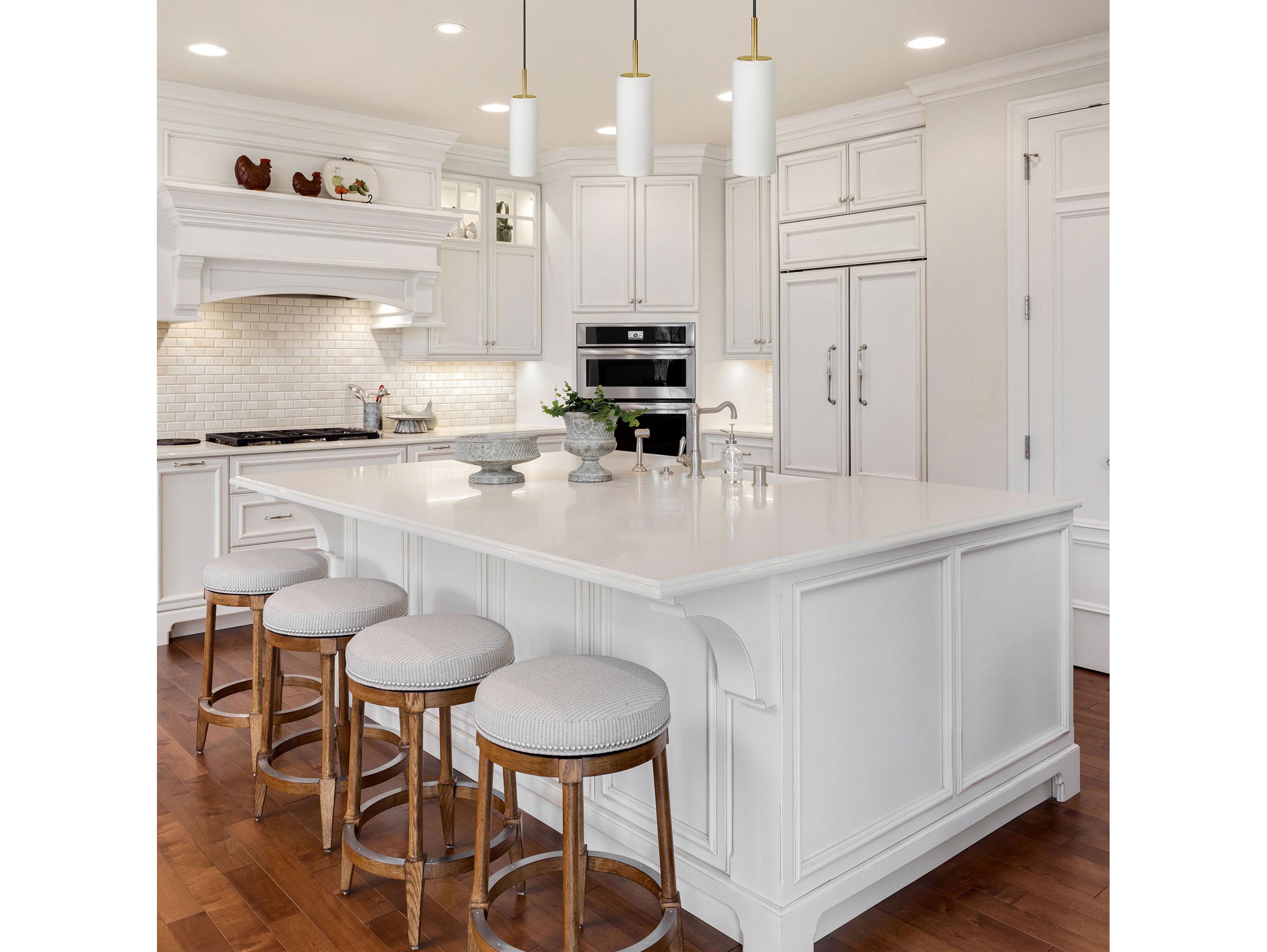 Dainolite Paza 1-Light Aged Brass Cylinder Mini Pendant