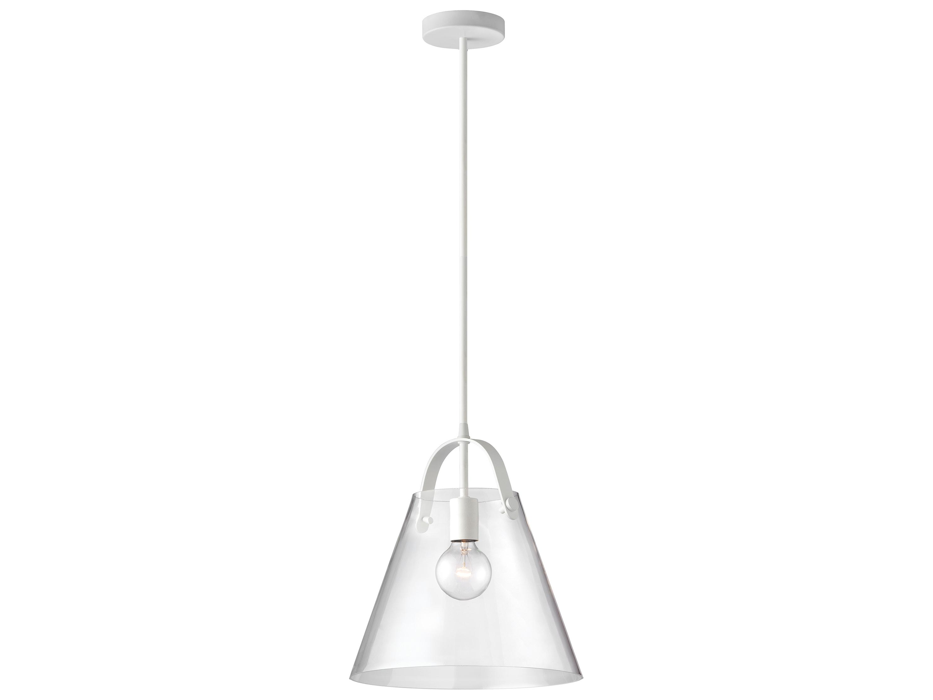 Dainolite Polly 1-Light White Drum Pendant