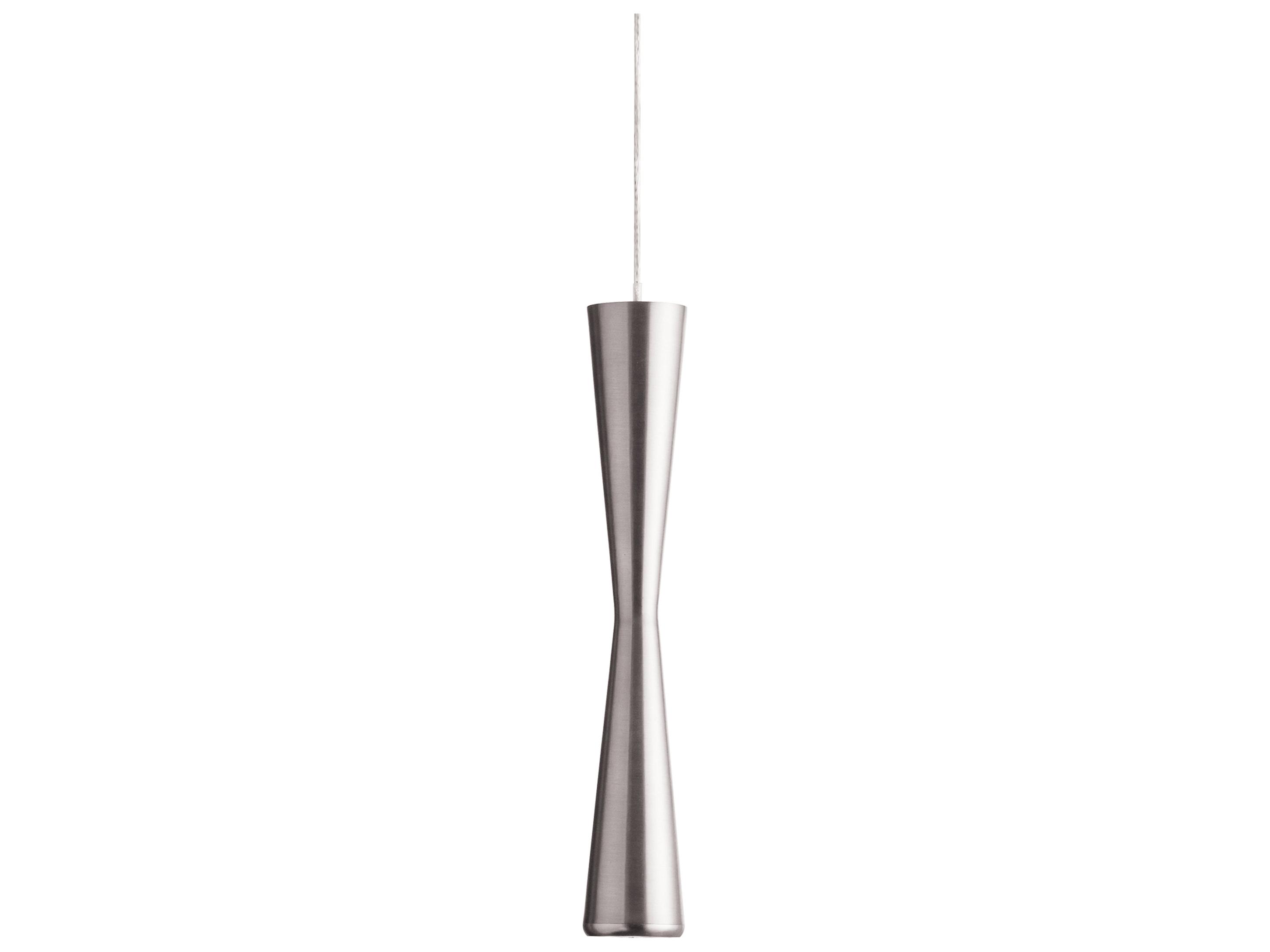 Dainolite Percita 1-Light Satin Chrome Linear Mini Pendant