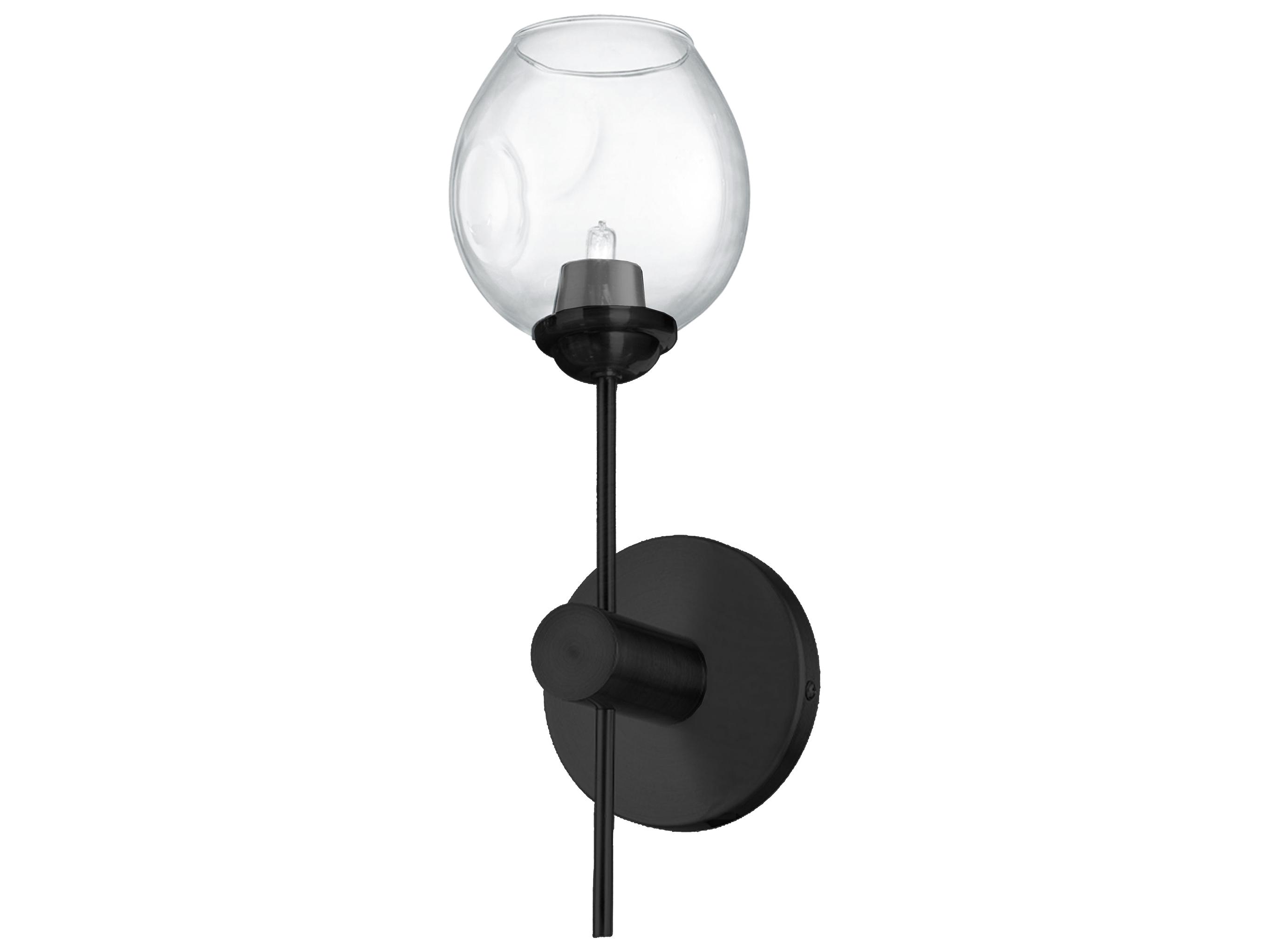 Dainolite Abii 1-Light Matte Black Wall Sconce