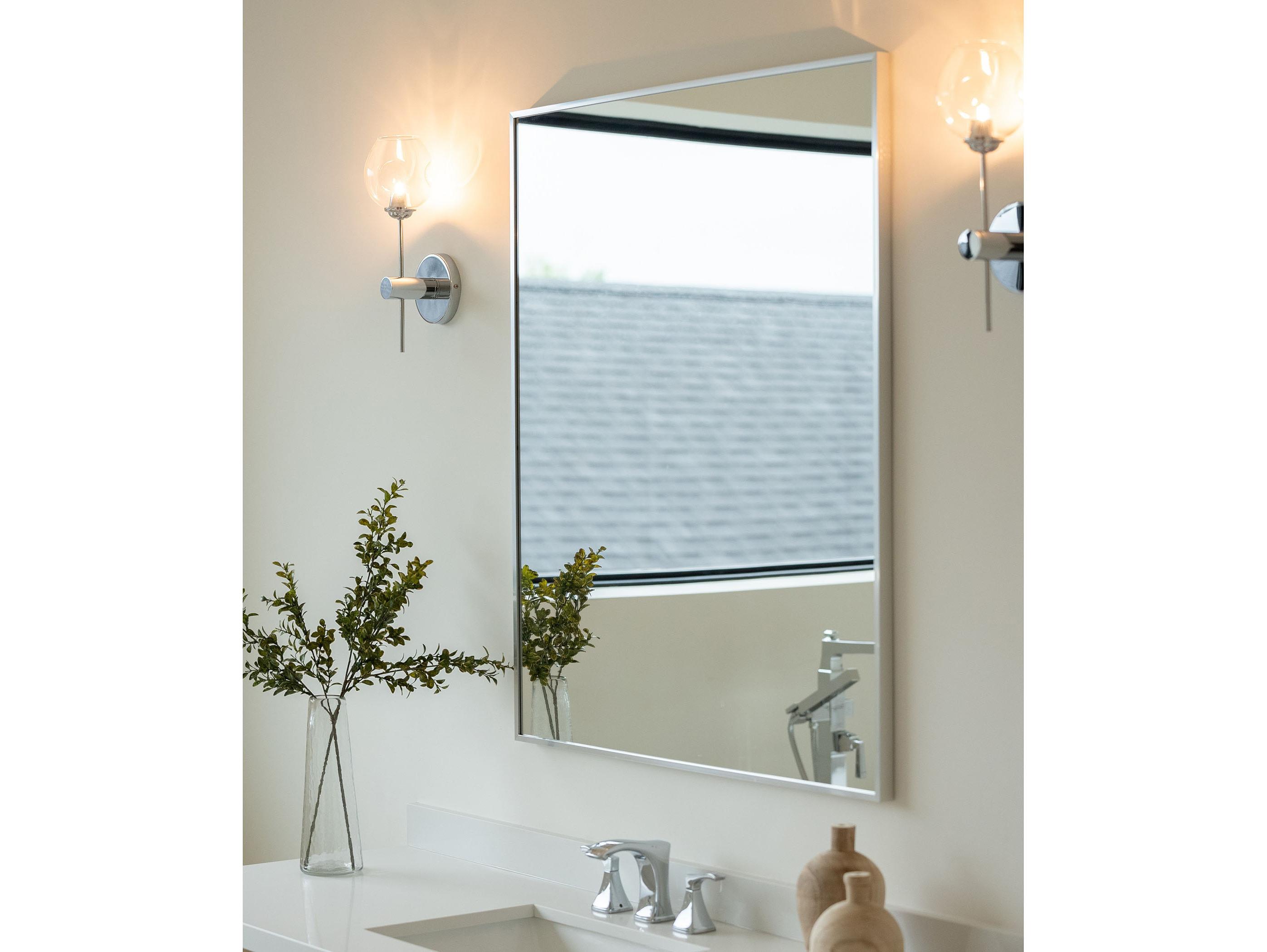 Dainolite Abii 1-Light Polished Chrome Wall Sconce