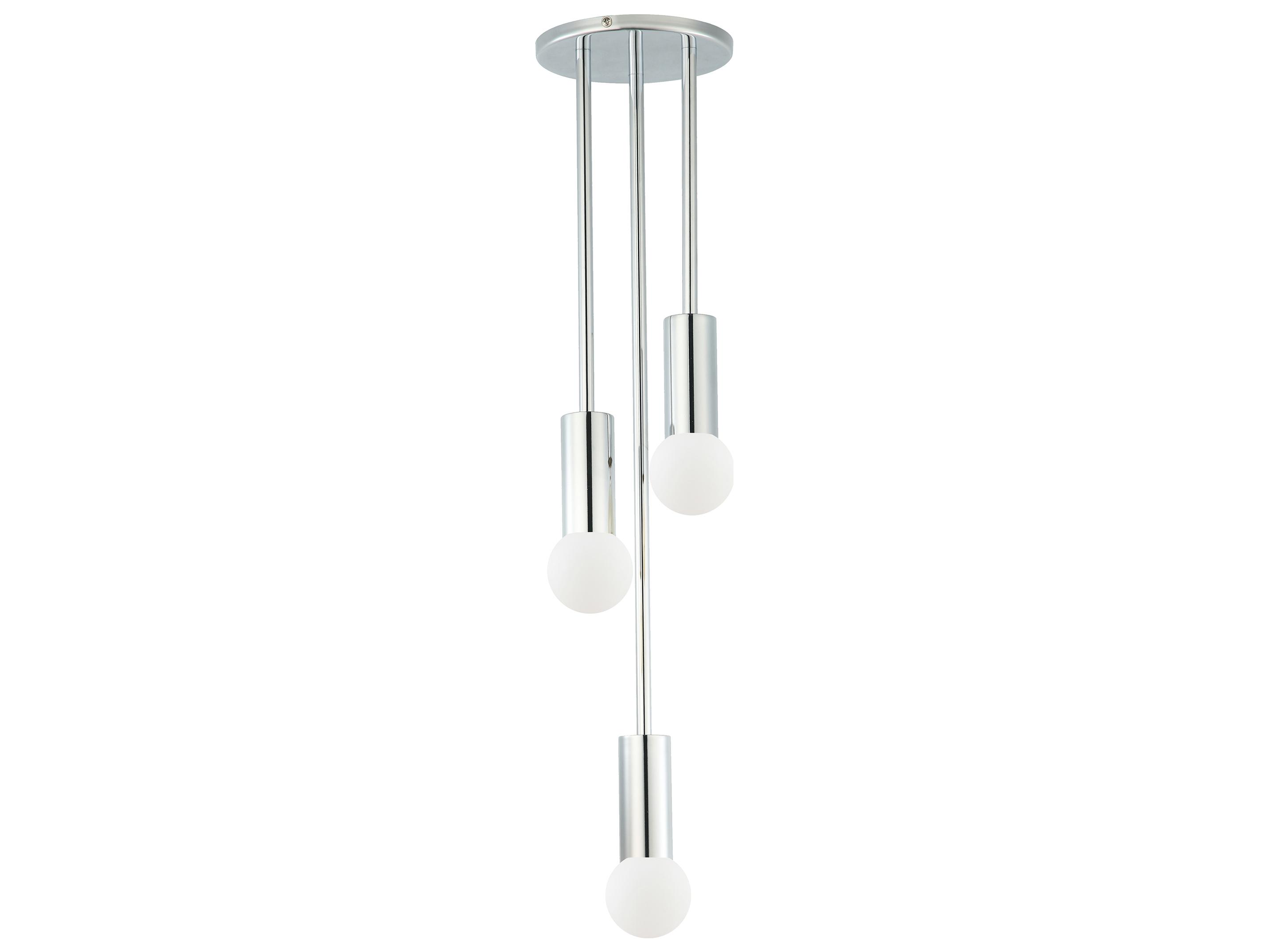 Dainolite Adams 3-Light Polished Chrome Pendant
