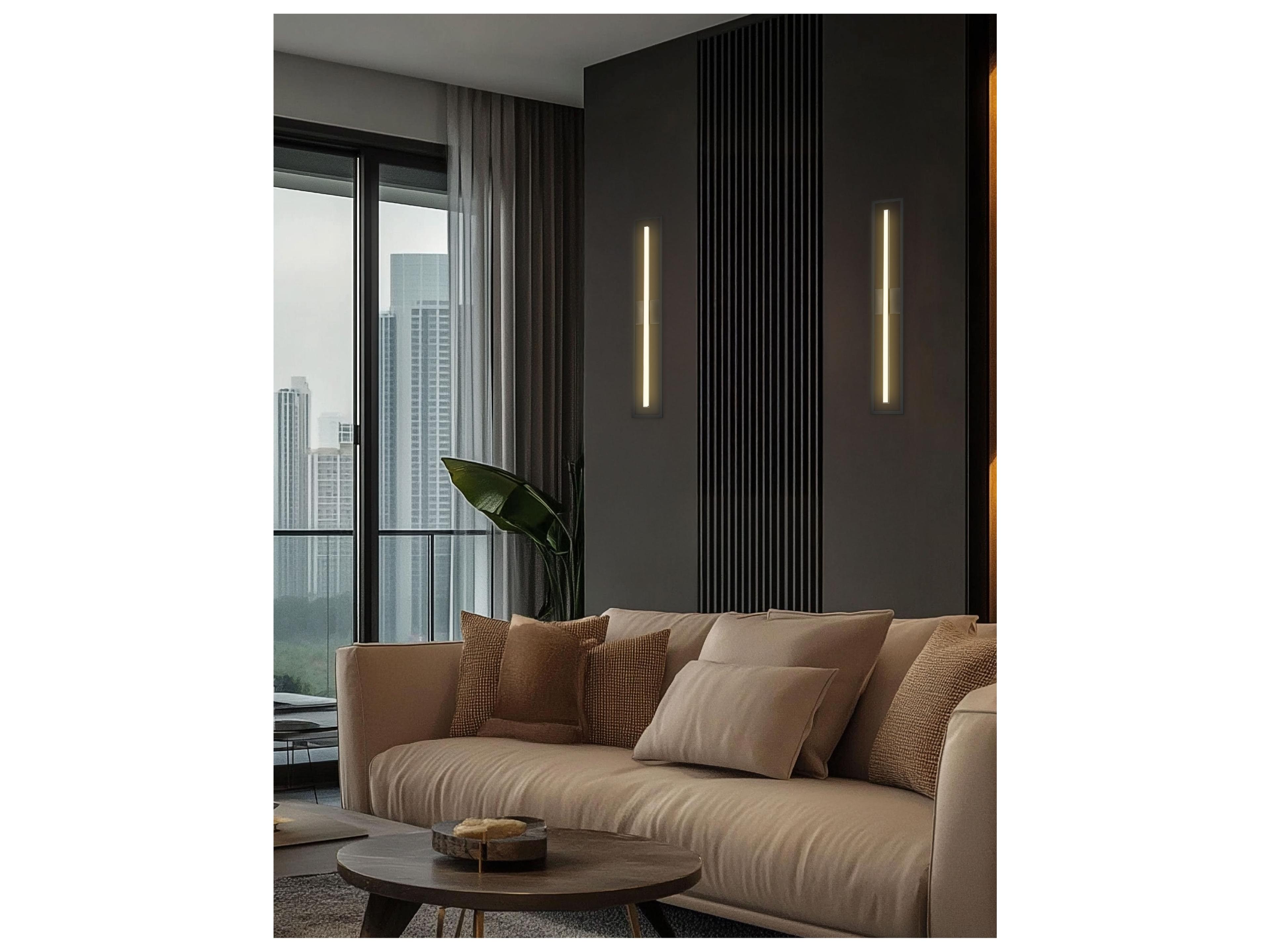 Dainolite Arandel 1-Light Matte Black Vanity Light