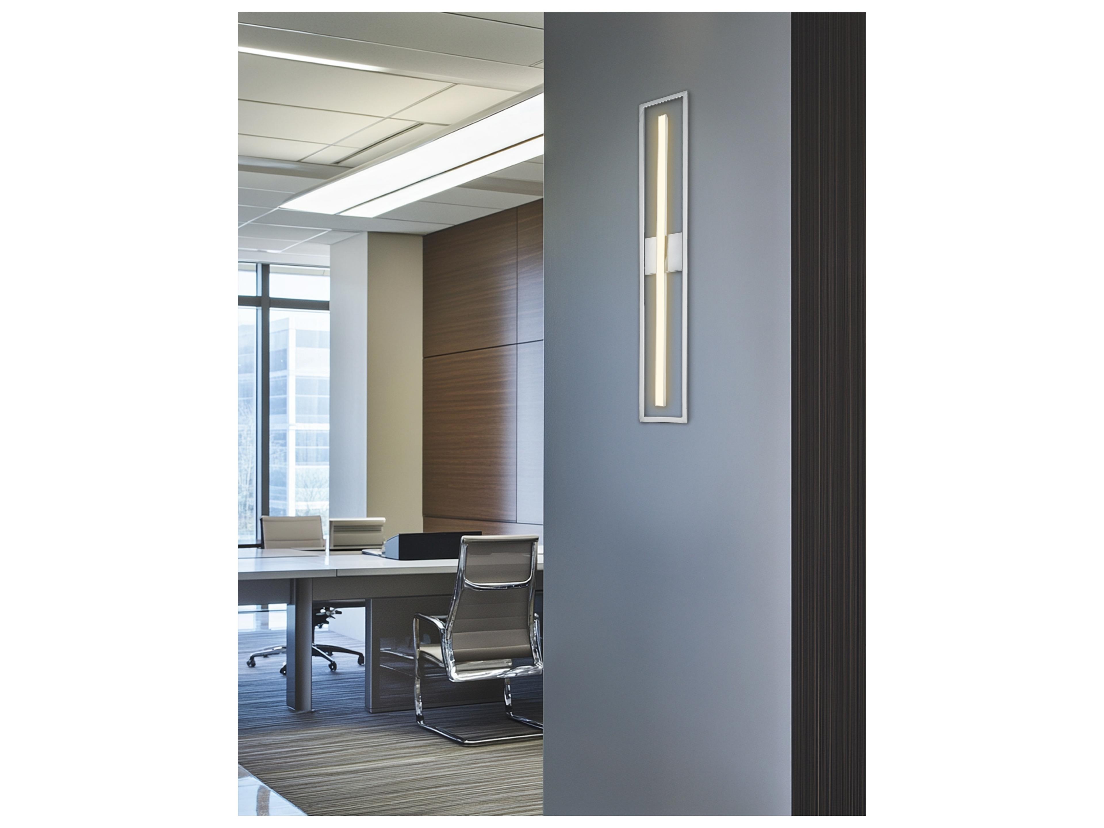 Dainolite Arandel 1-Light Polished Chrome Vanity Light