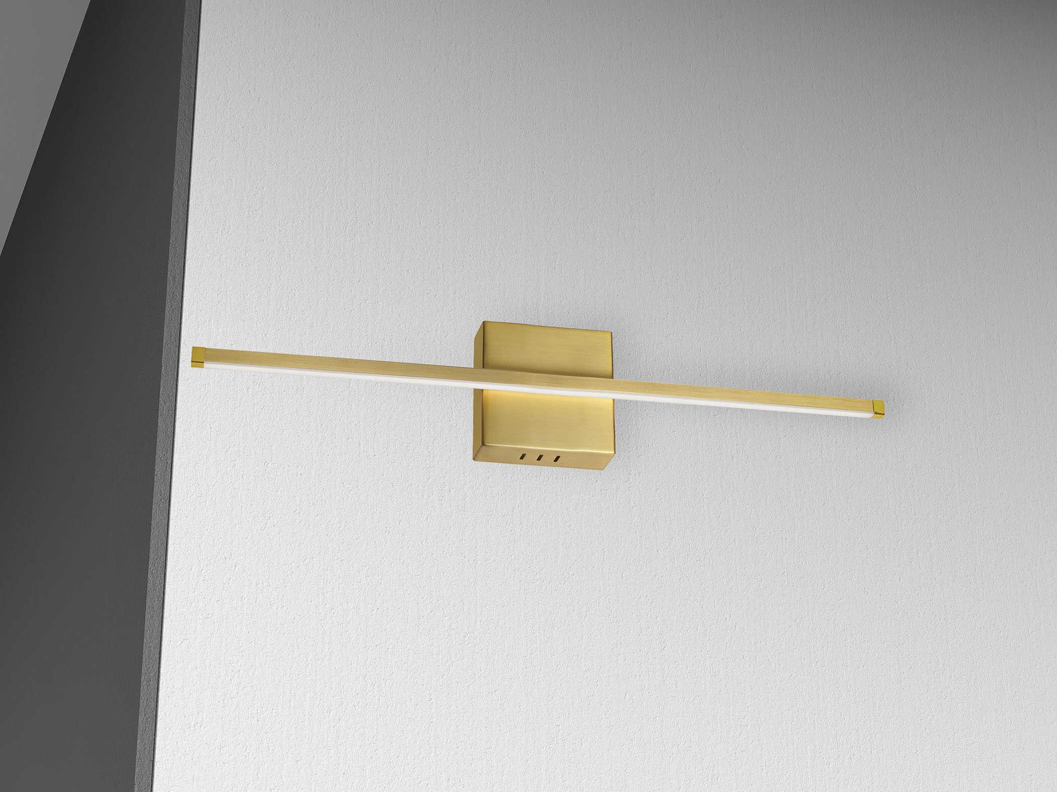 Dainolite Array 1-Light Aged Brass Wall Sconce