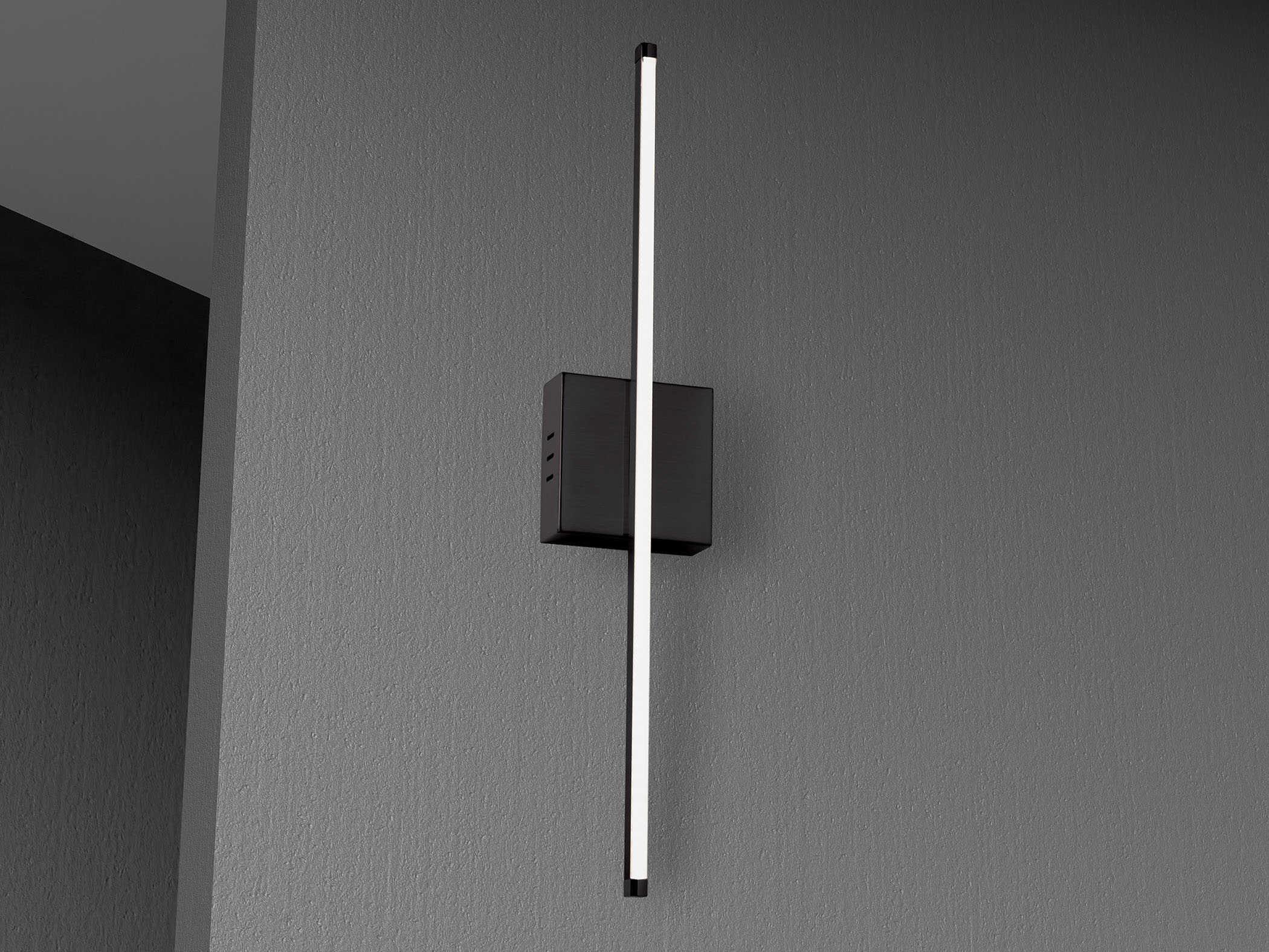Dainolite Array 1-Light Matte Black Wall Sconce