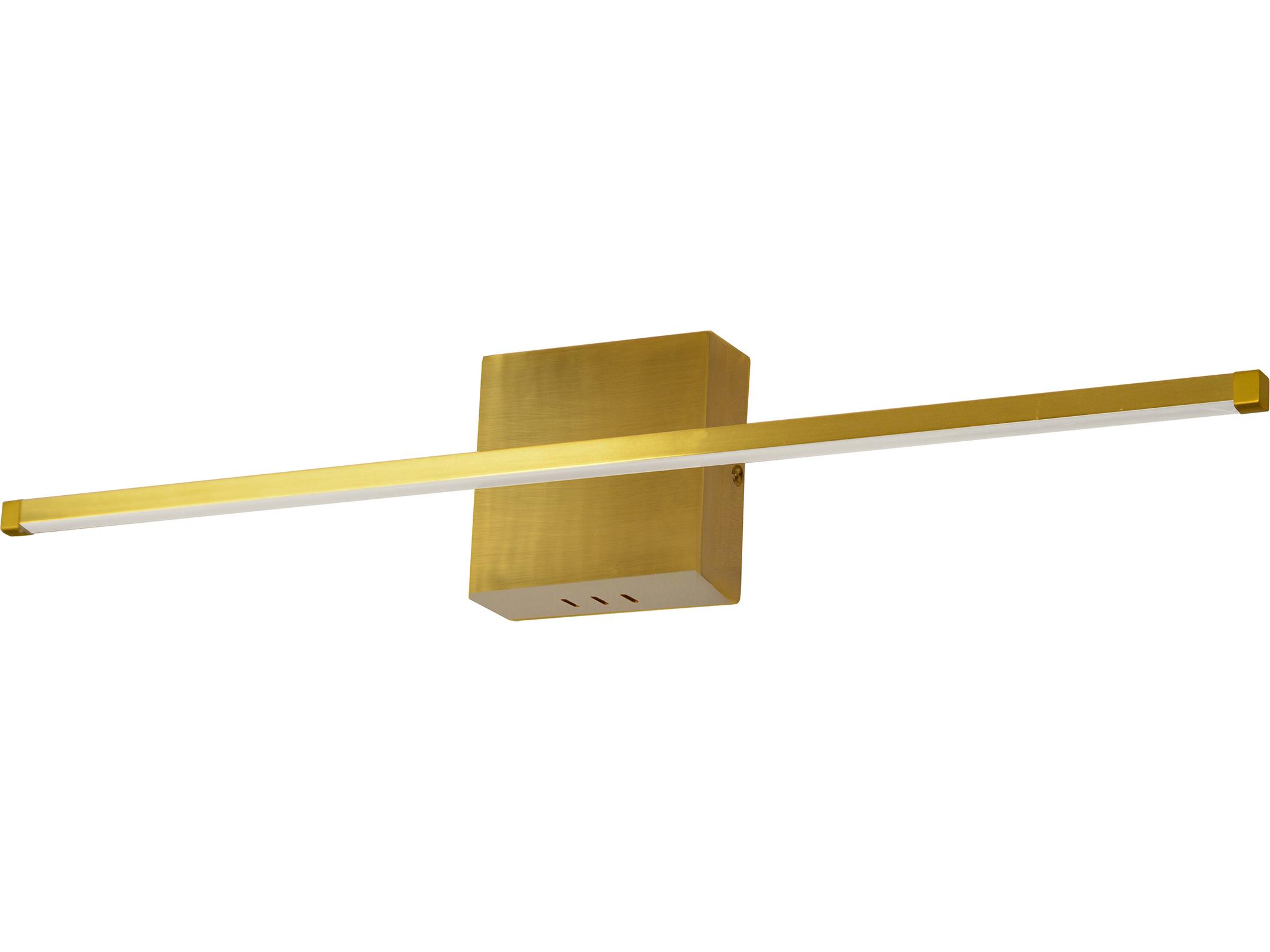Dainolite Array 1-Light Aged Brass Wall Sconce