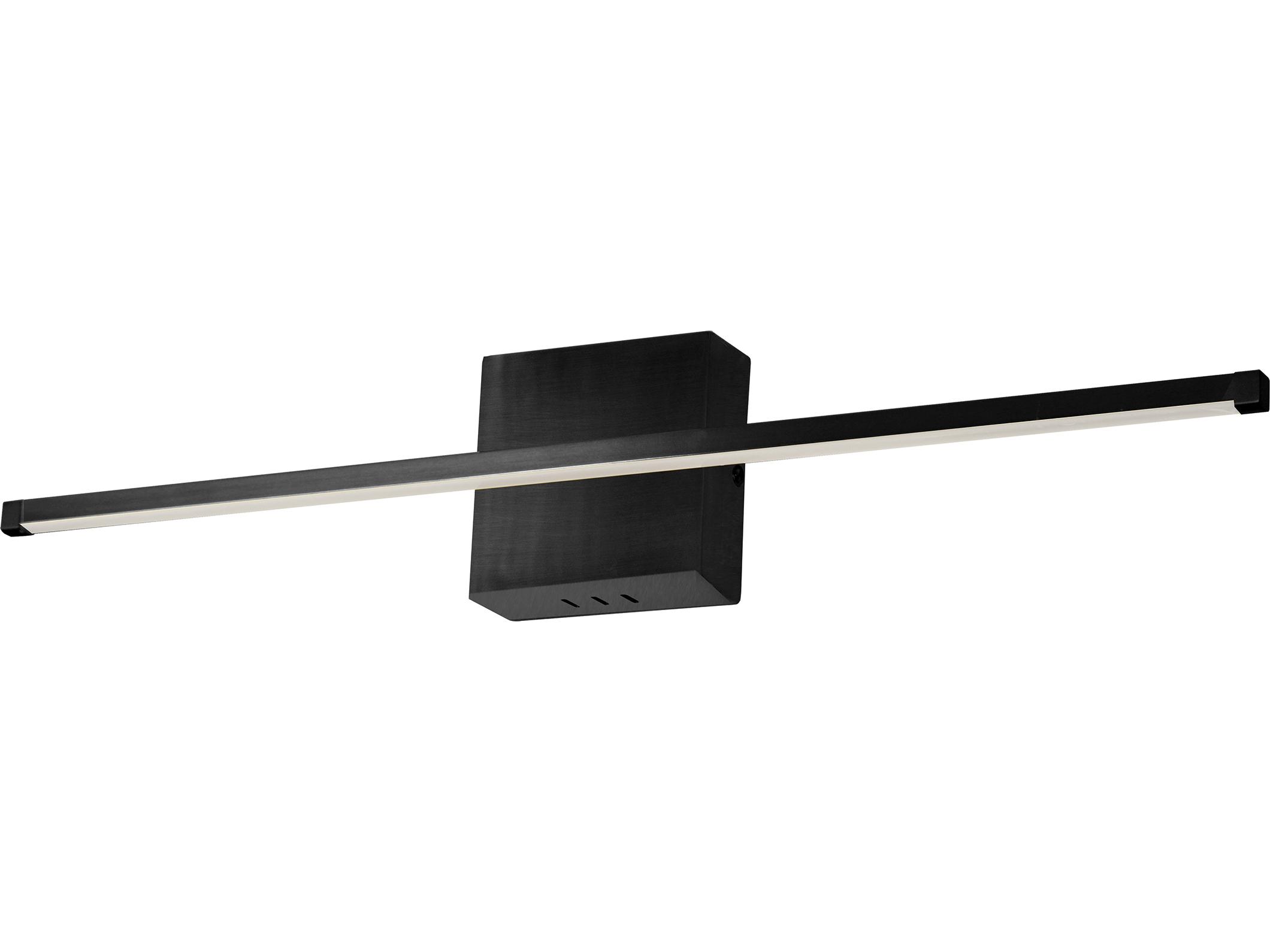 Dainolite Array 1-Light Matte Black Wall Sconce