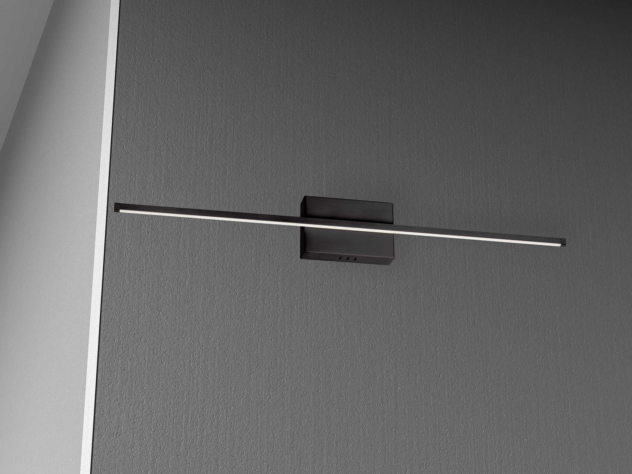 Dainolite Array 1-Light Matte Black Wall Sconce