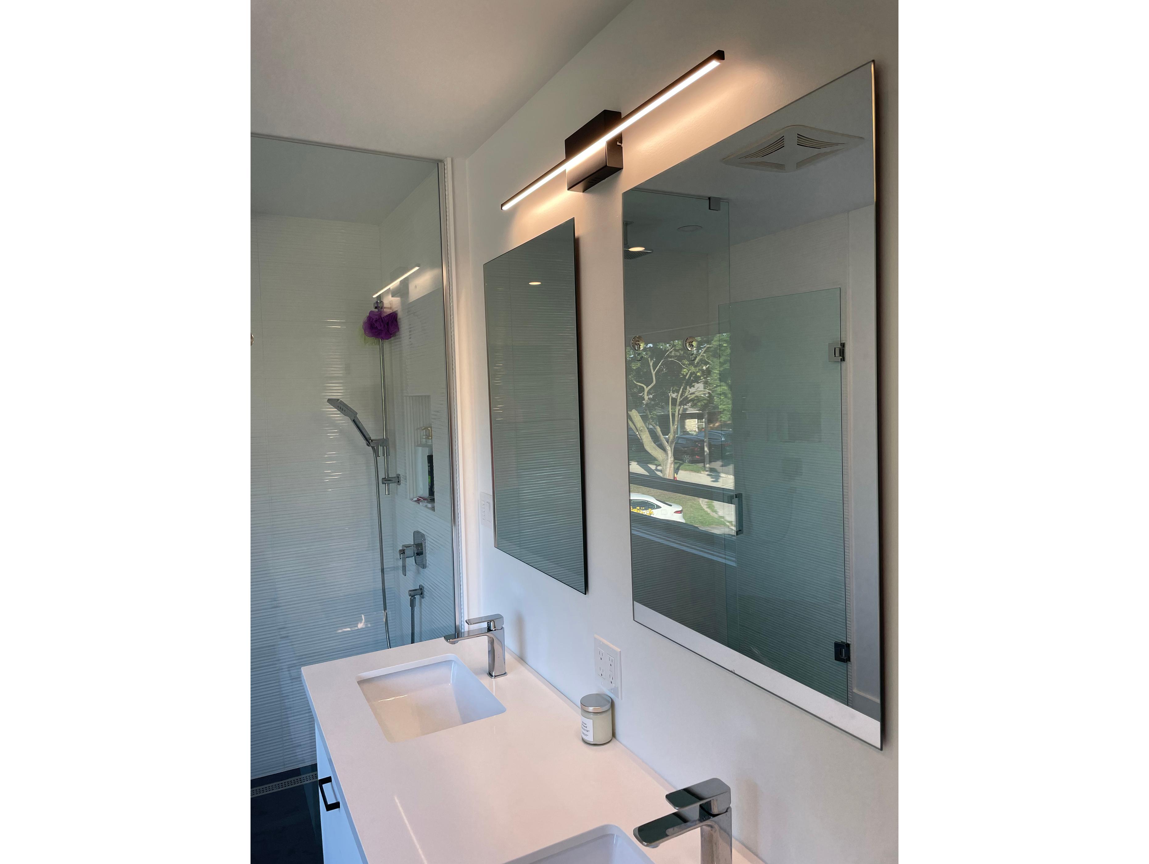 Dainolite Array 1-Light Matte Black Wall Sconce