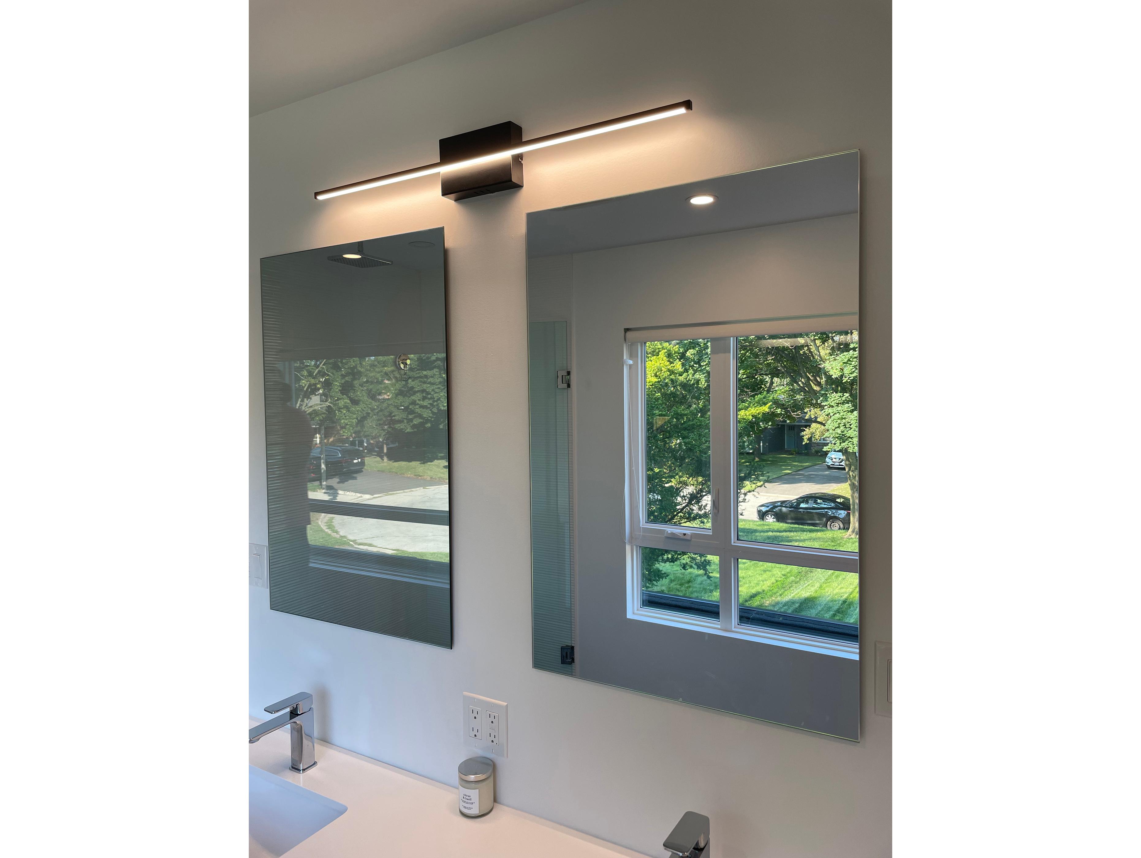 Dainolite Array 1-Light Matte Black Wall Sconce