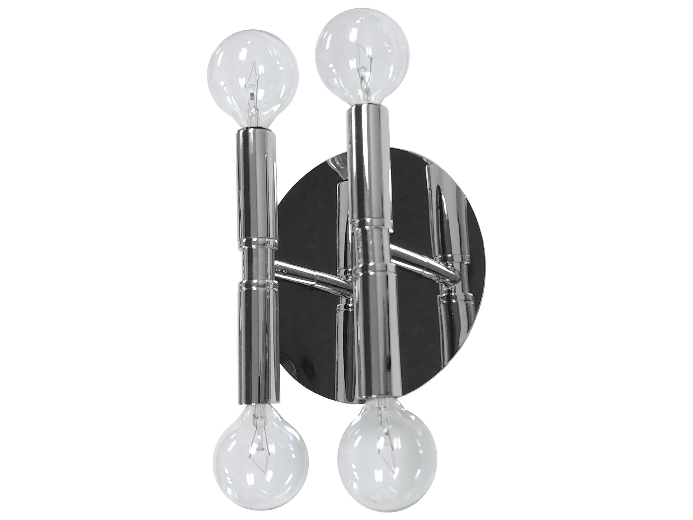 Dainolite Ava 4-Light Polished Chrome Wall Sconce