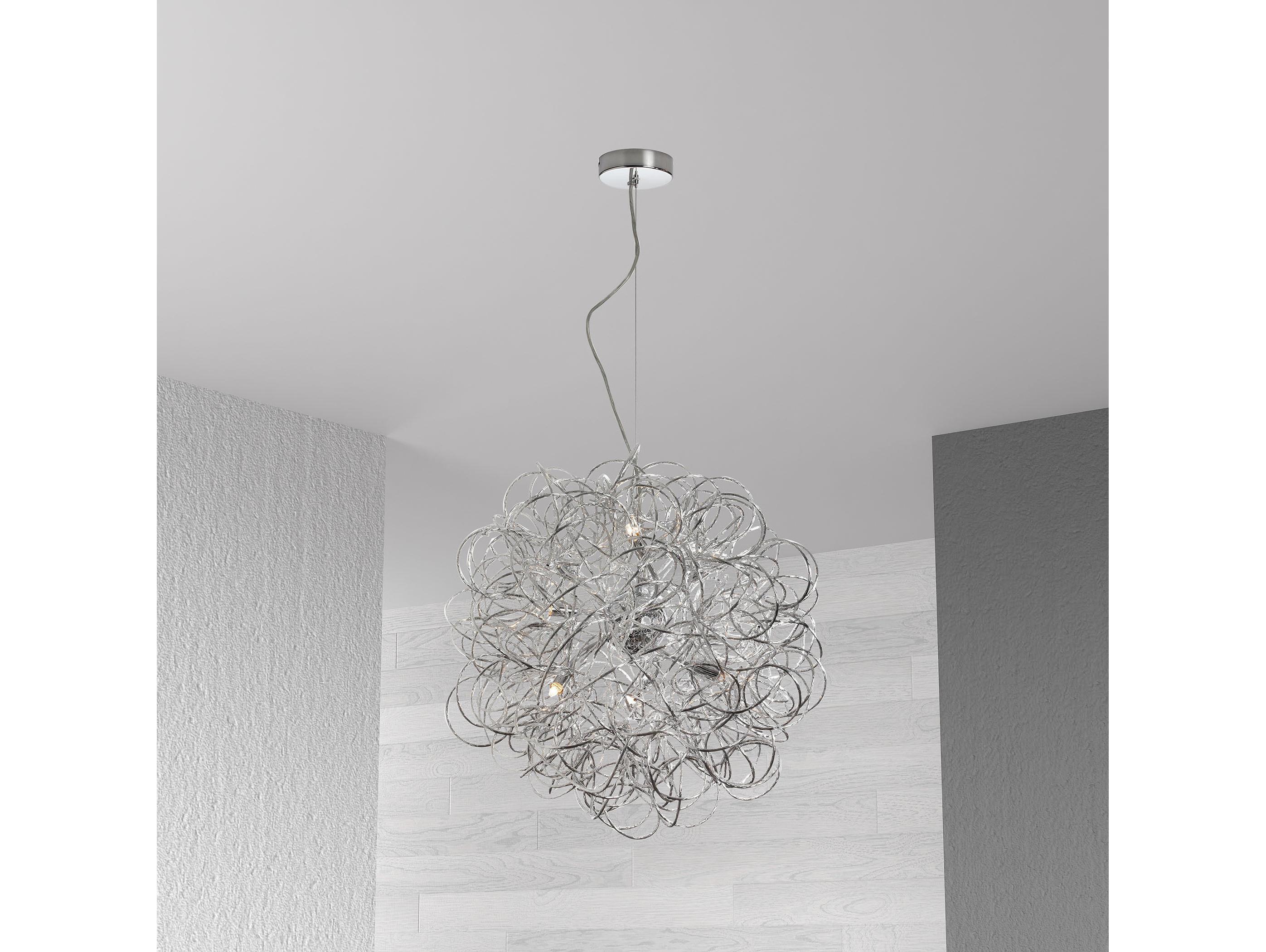 Dainolite Baya 6-Light Polished Chrome Pendant