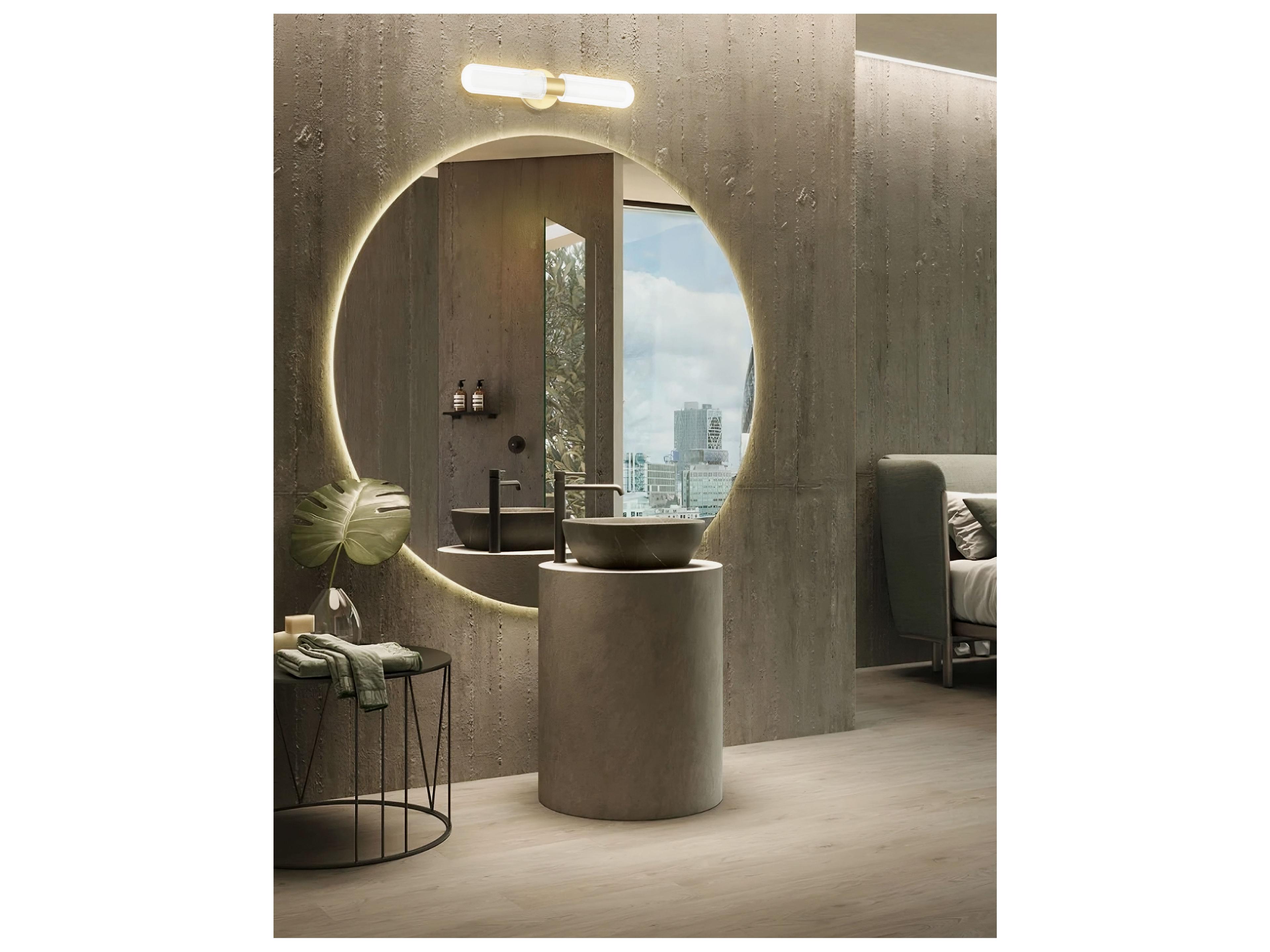 Dainolite Balbina Aged Brass Wall Sconce