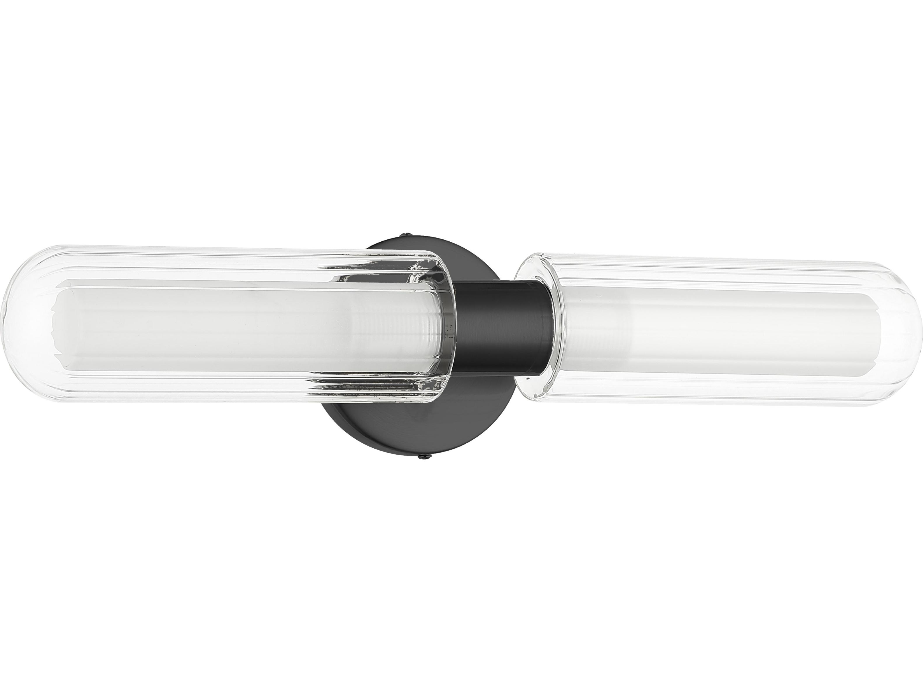 Dainolite Balbina Matte Black Wall Sconce