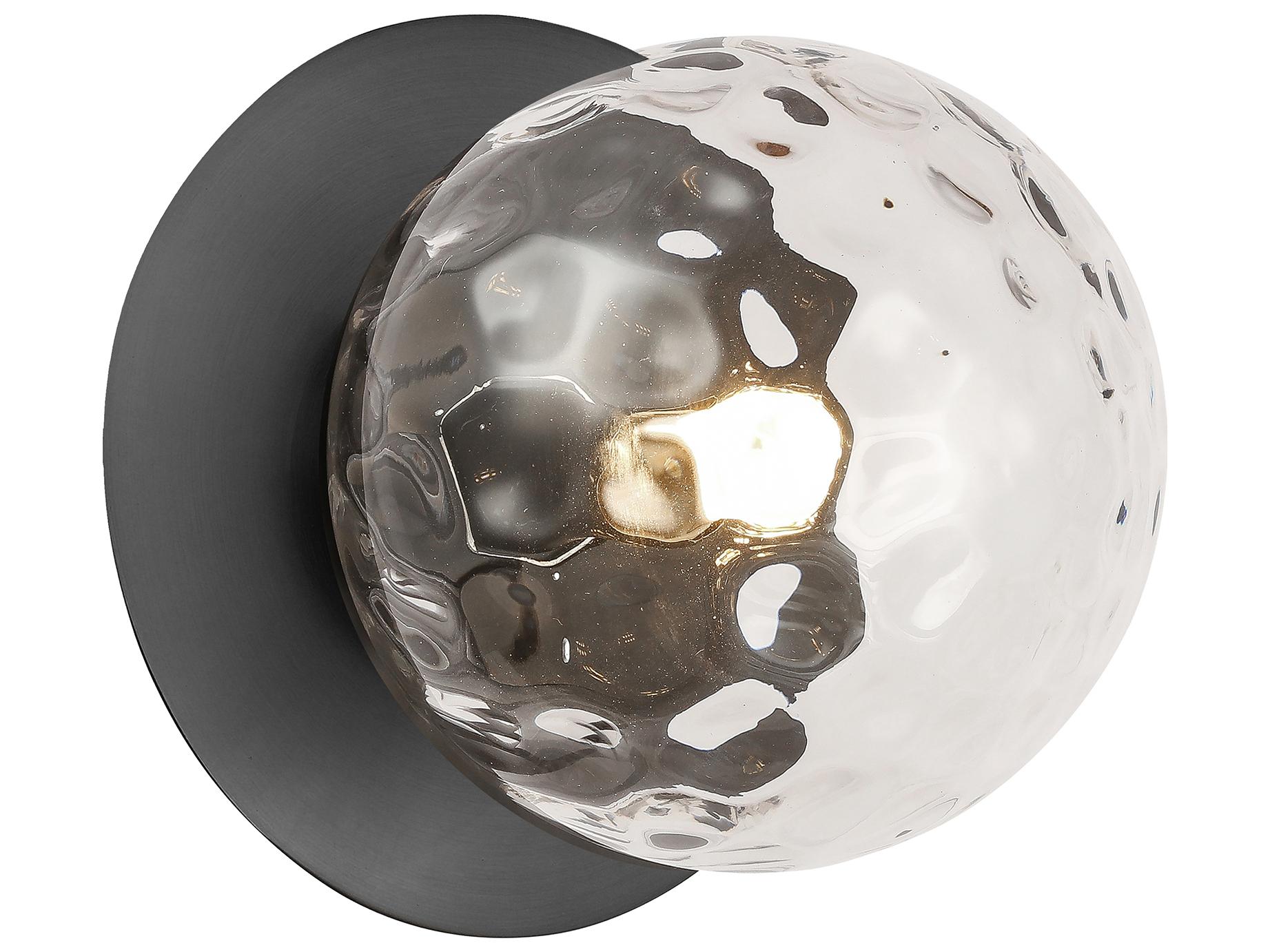 Dainolite Burlat 1-Light Matte Black Wall Sconce