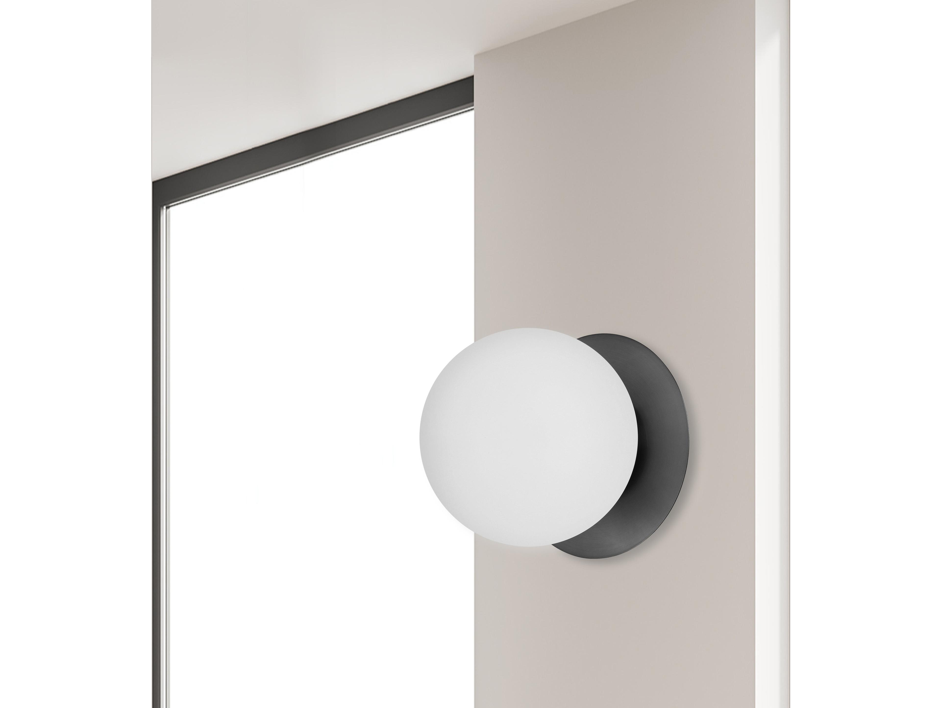 Dainolite Burlat 1-Light Matte Black Wall Sconce