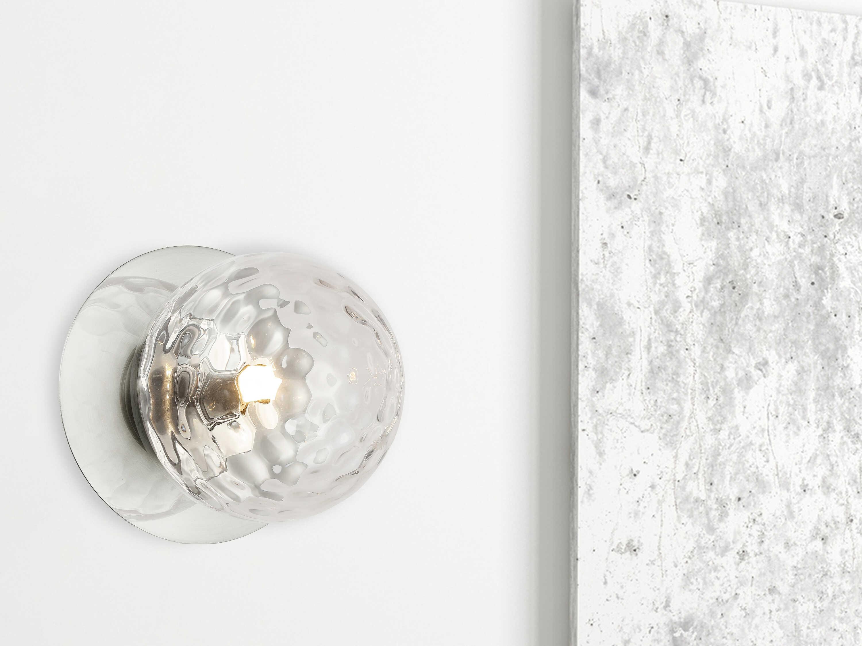 Dainolite Burlat 1-Light Polished Chrome Wall Sconce