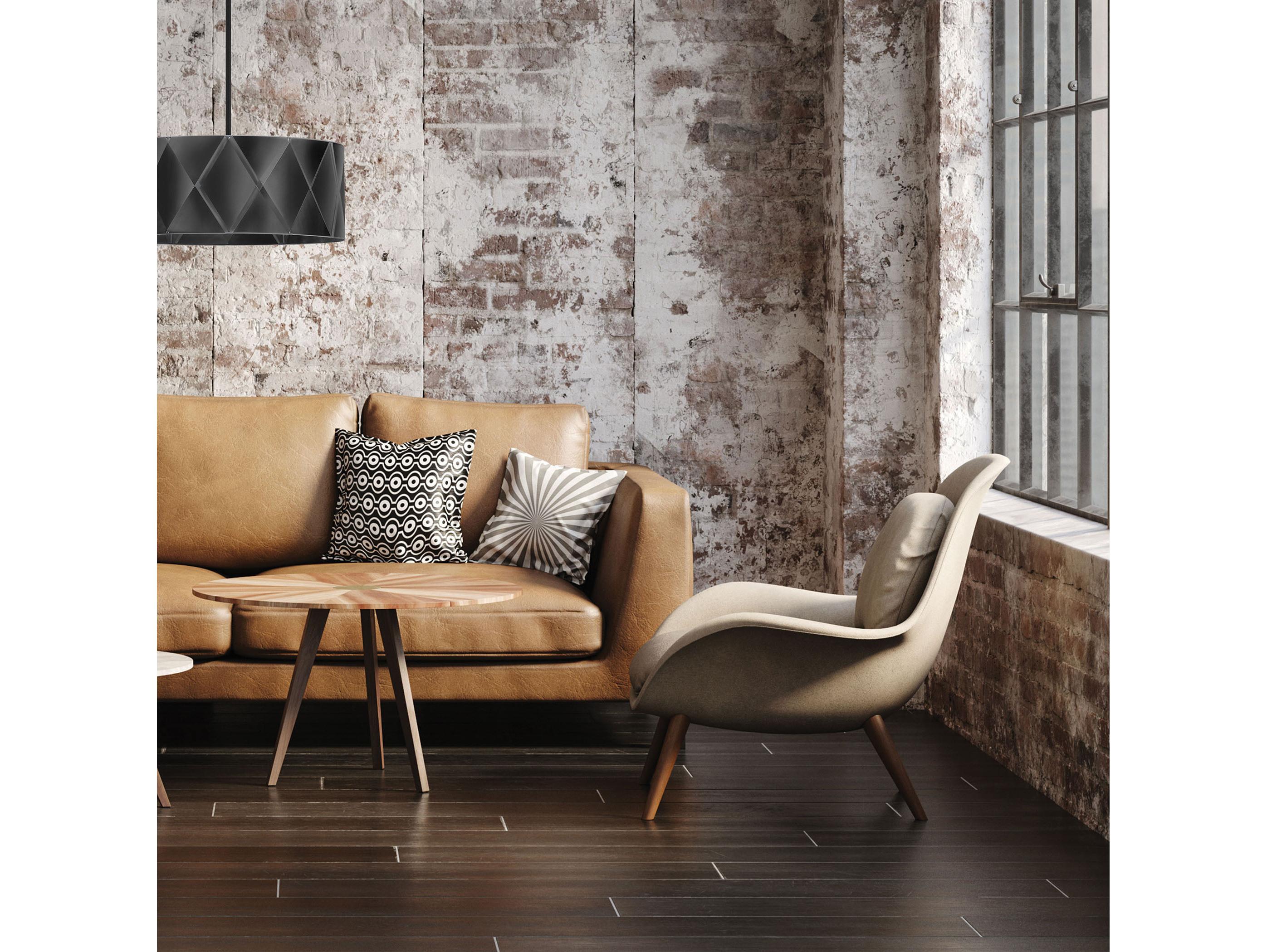 Dainolite Cardano 4-Light Matte Black Drum Chandelier