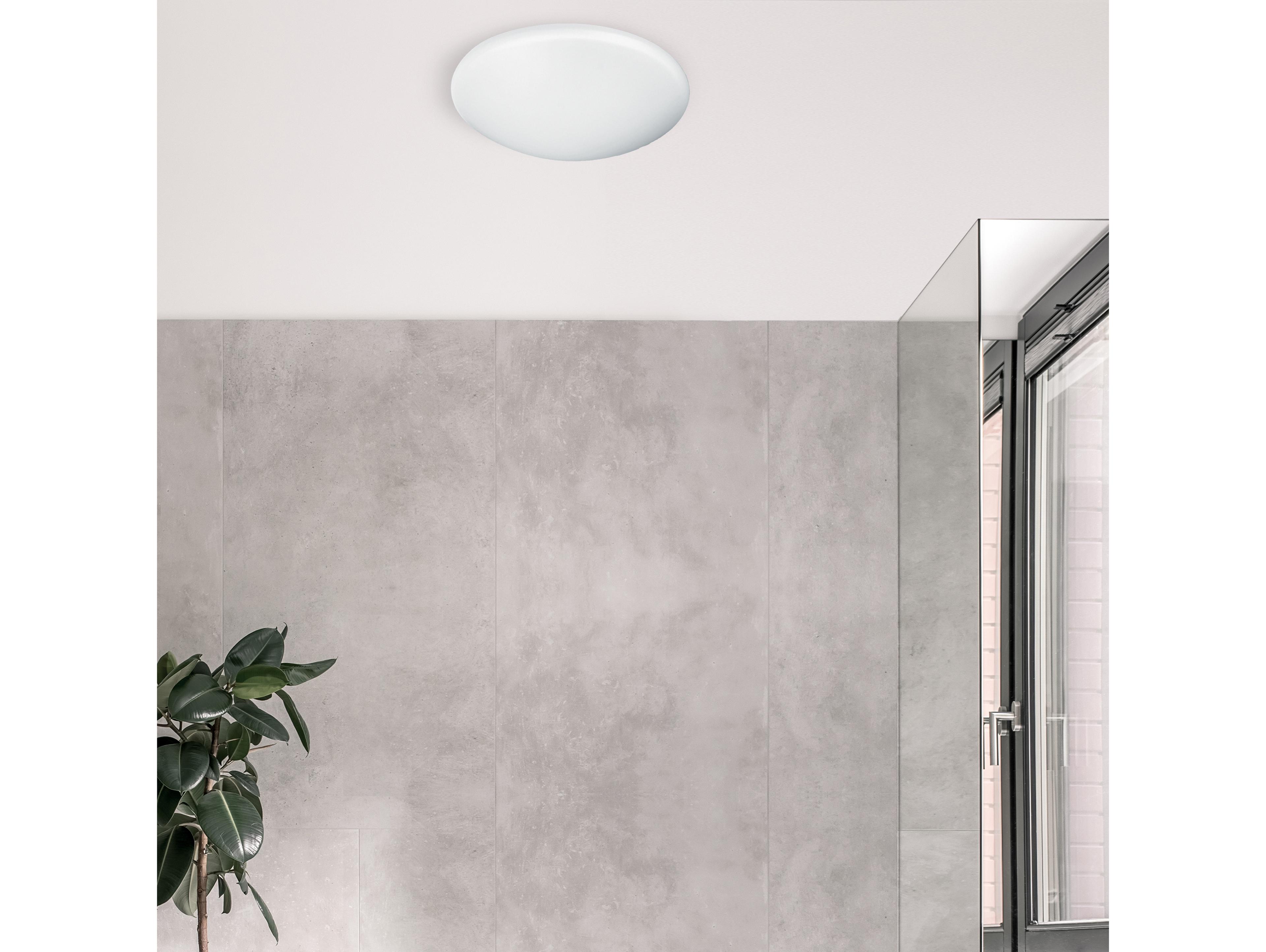 Dainolite Cfled 1-Light White Round Flush Mount