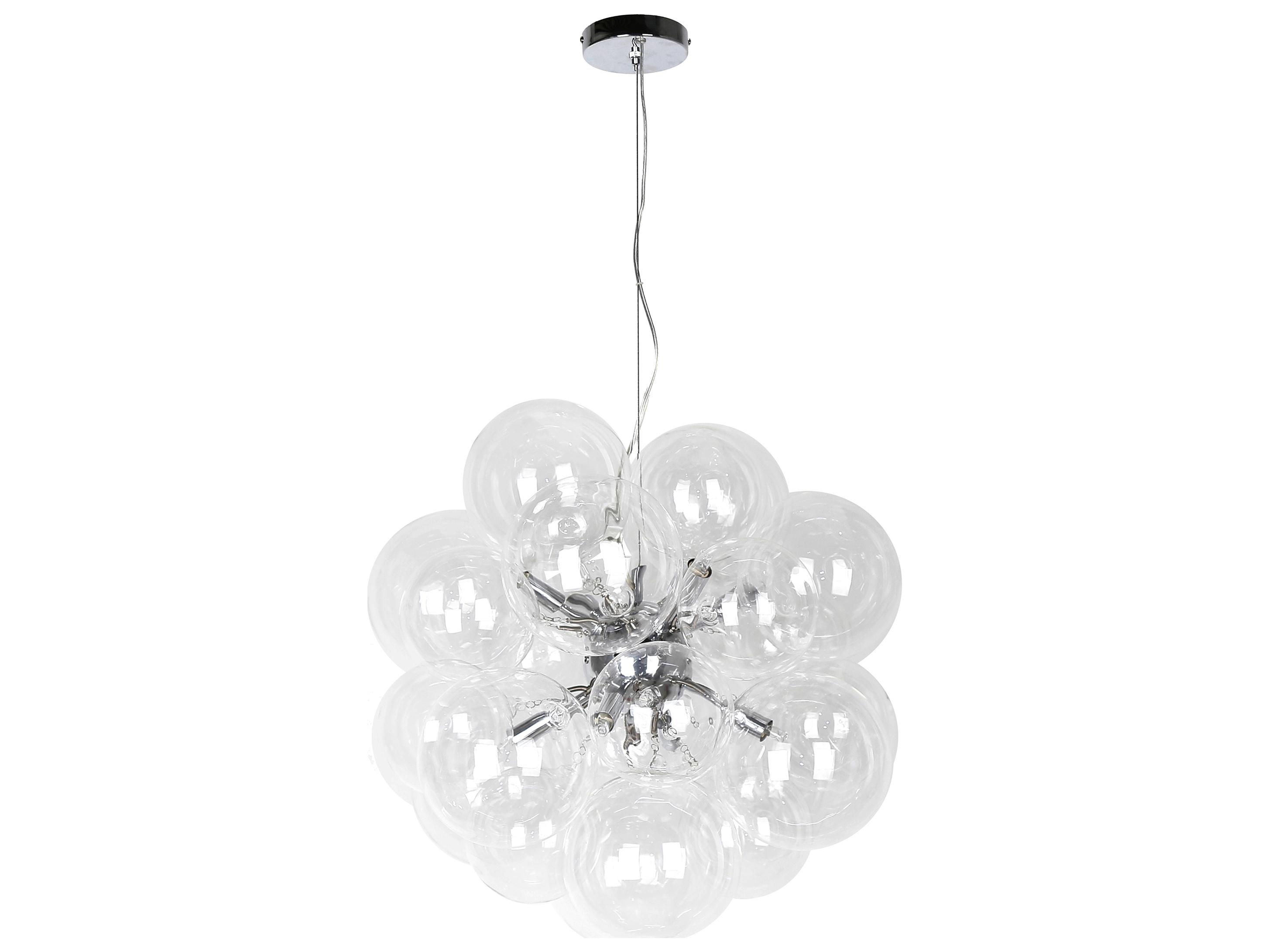 Dainolite Comet 6-Light Polished Chrome Globe Sputnik Chandelier